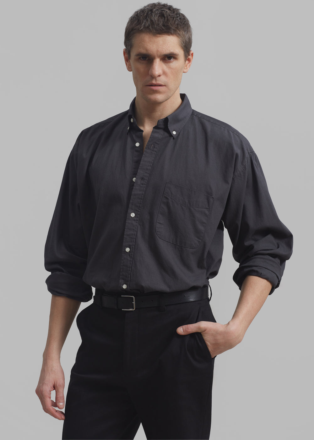 Sinclair Shirt - Charcoal - 1