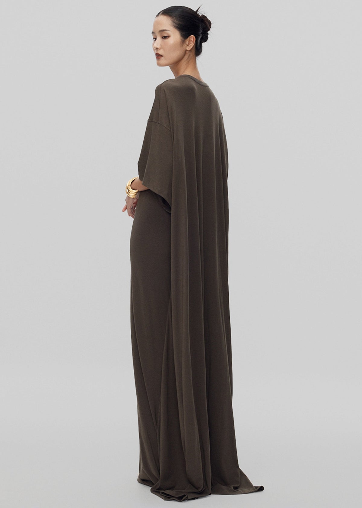 Sintra Jersey Draped Maxi Dress