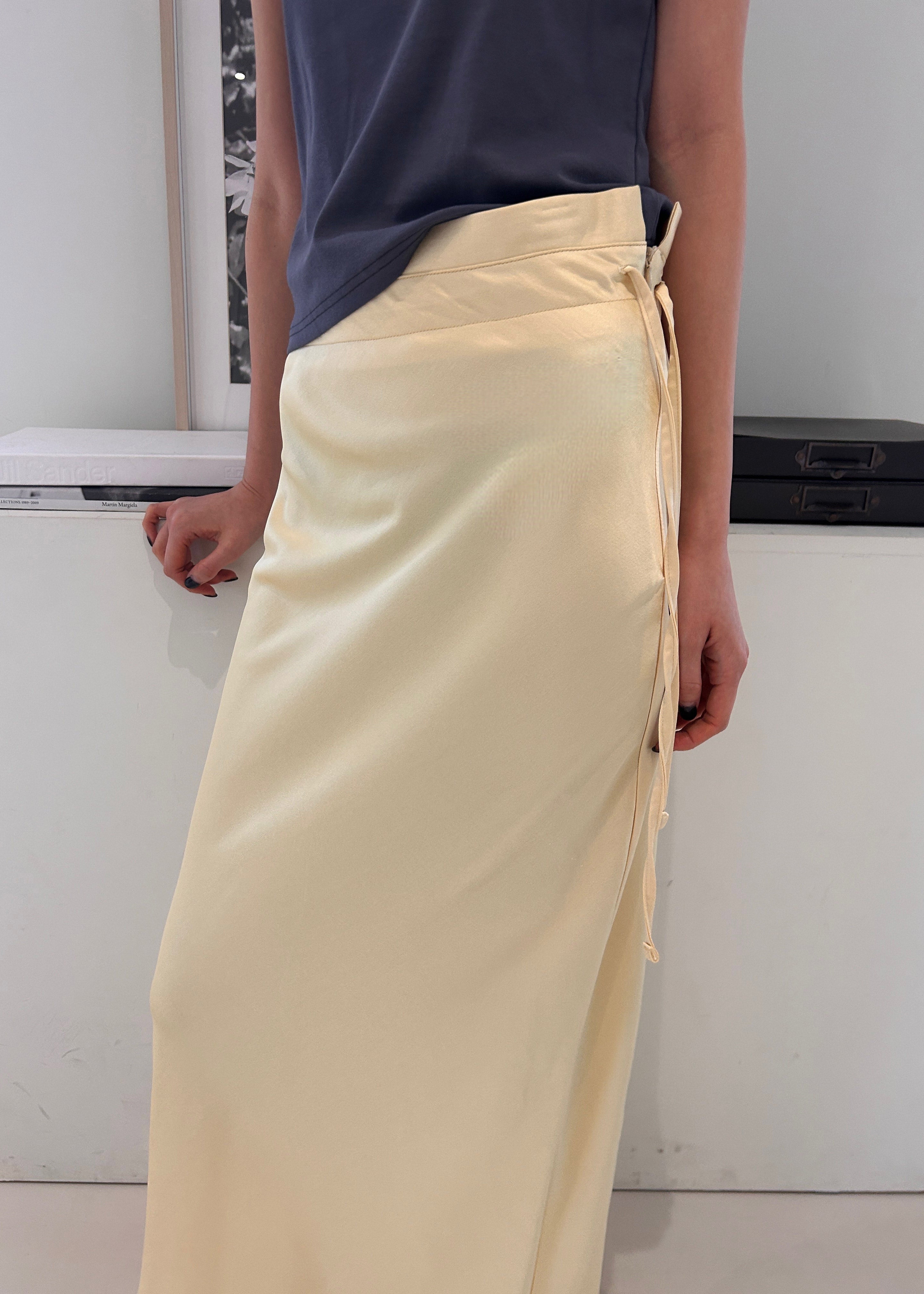 Siovhan Satin Skirt - Yellow - 13