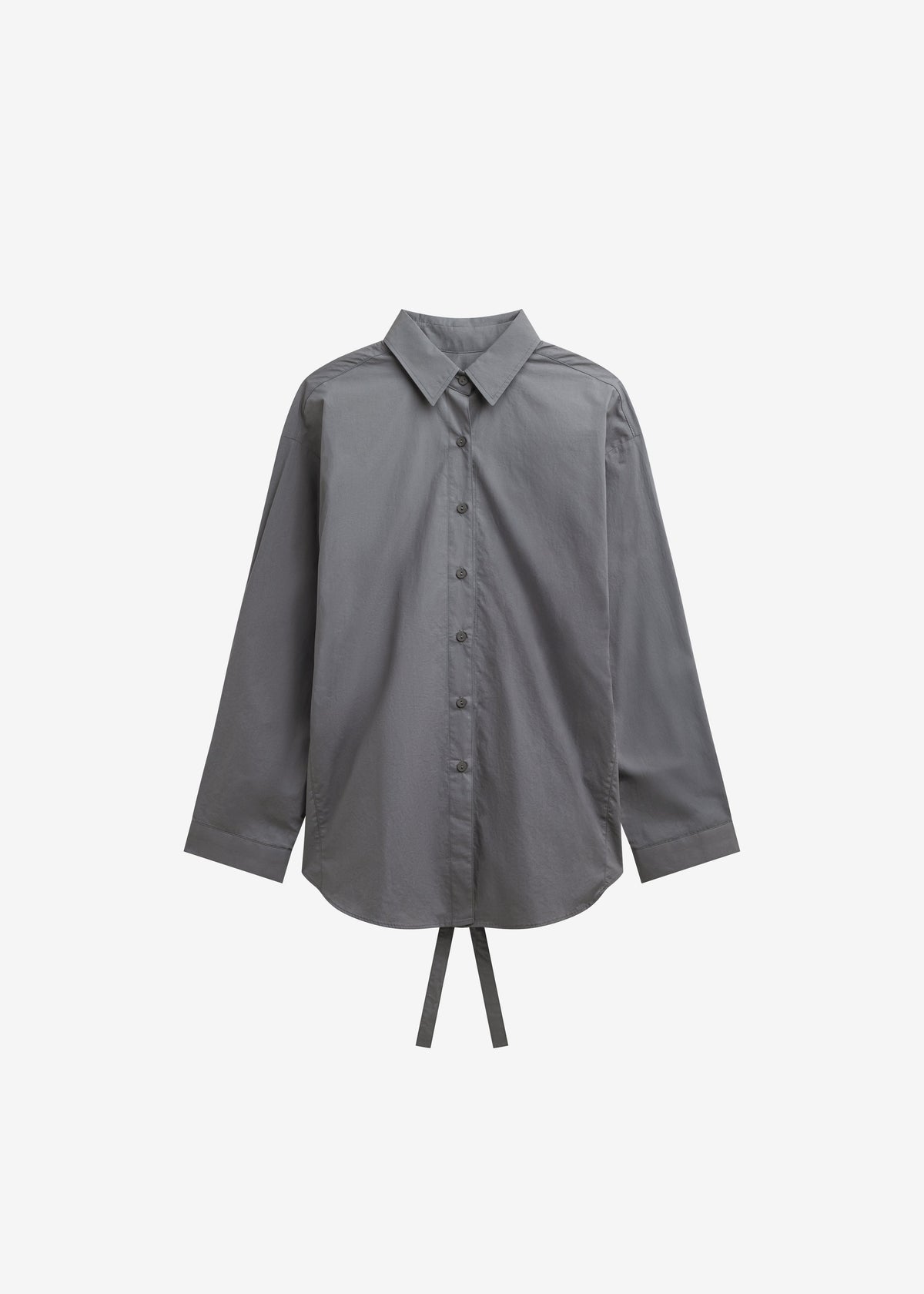 Skara Belted Shirt - Slate Grey - 7