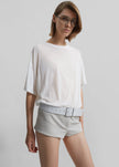 Selvan Sheer T-Shirt - White