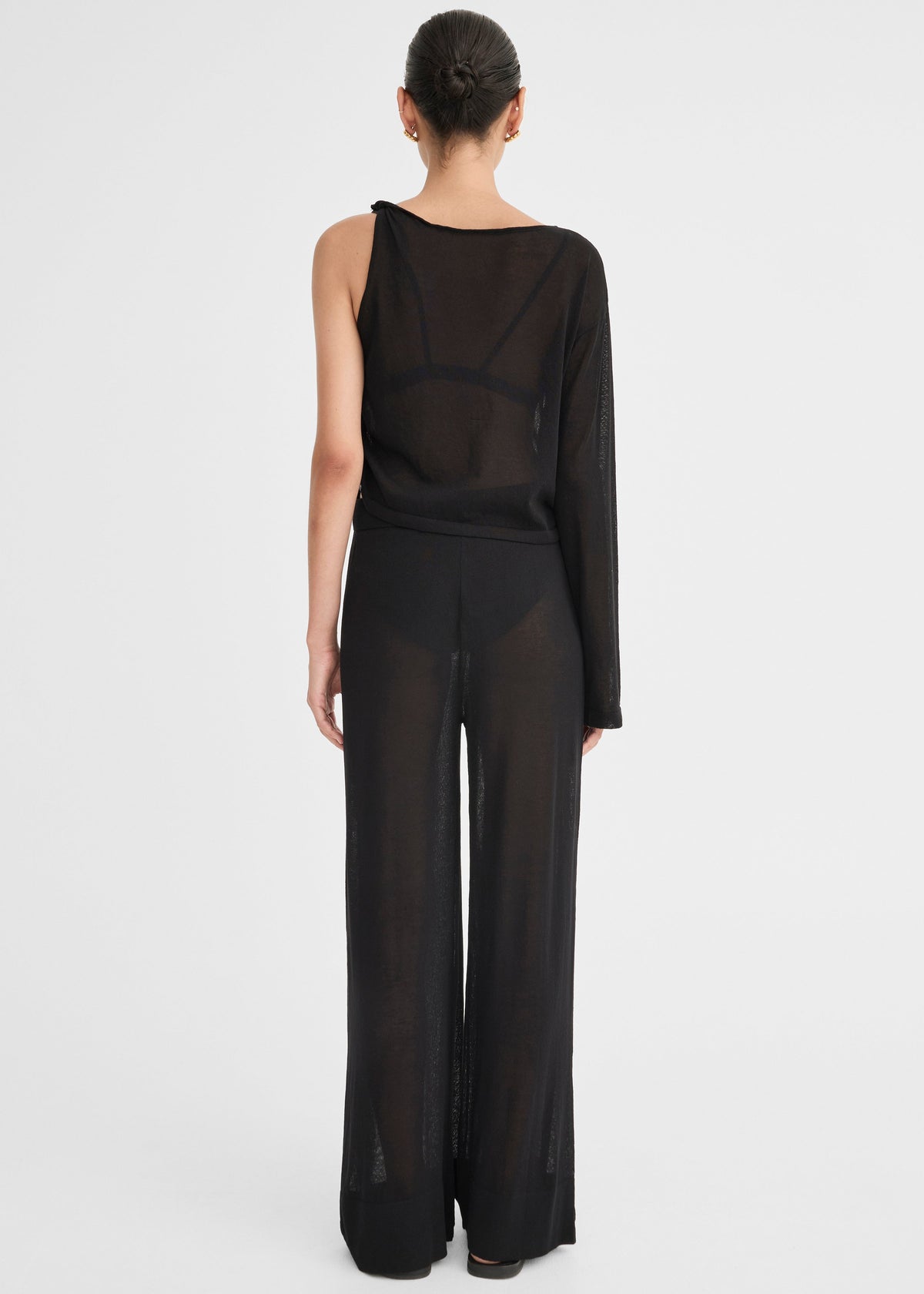 Solaqua Adele Knit Top - Noir - 7