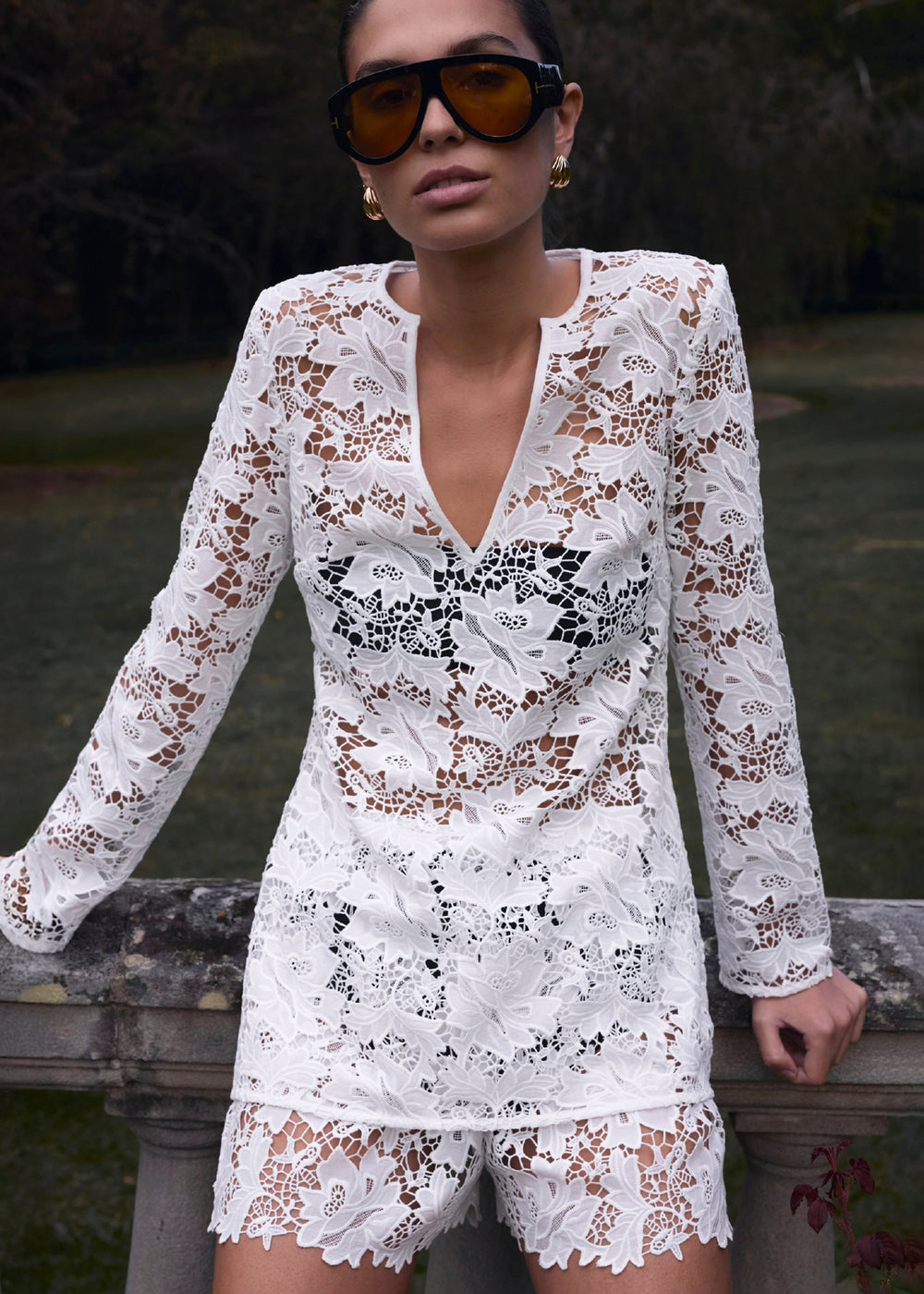 Solaqua Bonnie Shorts - Ivory - 1