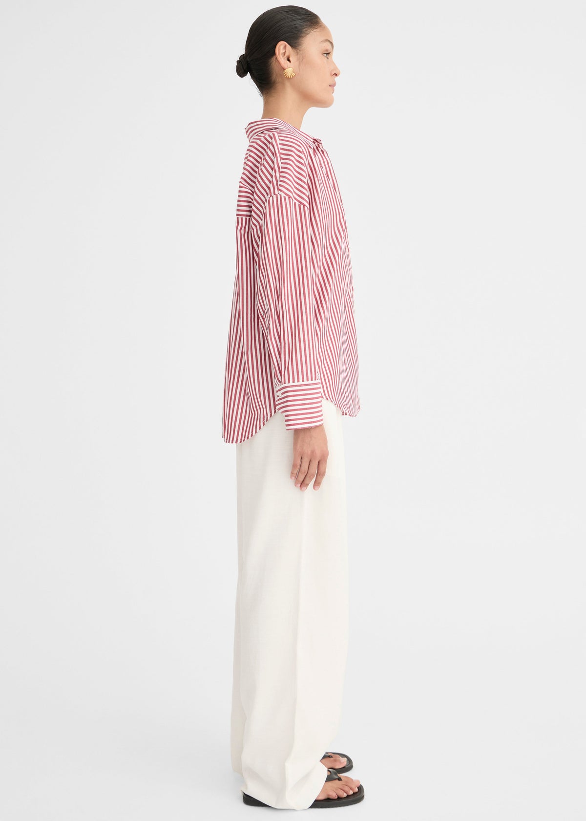 Solaqua Franca Striped Shirt - Red/White - 5
