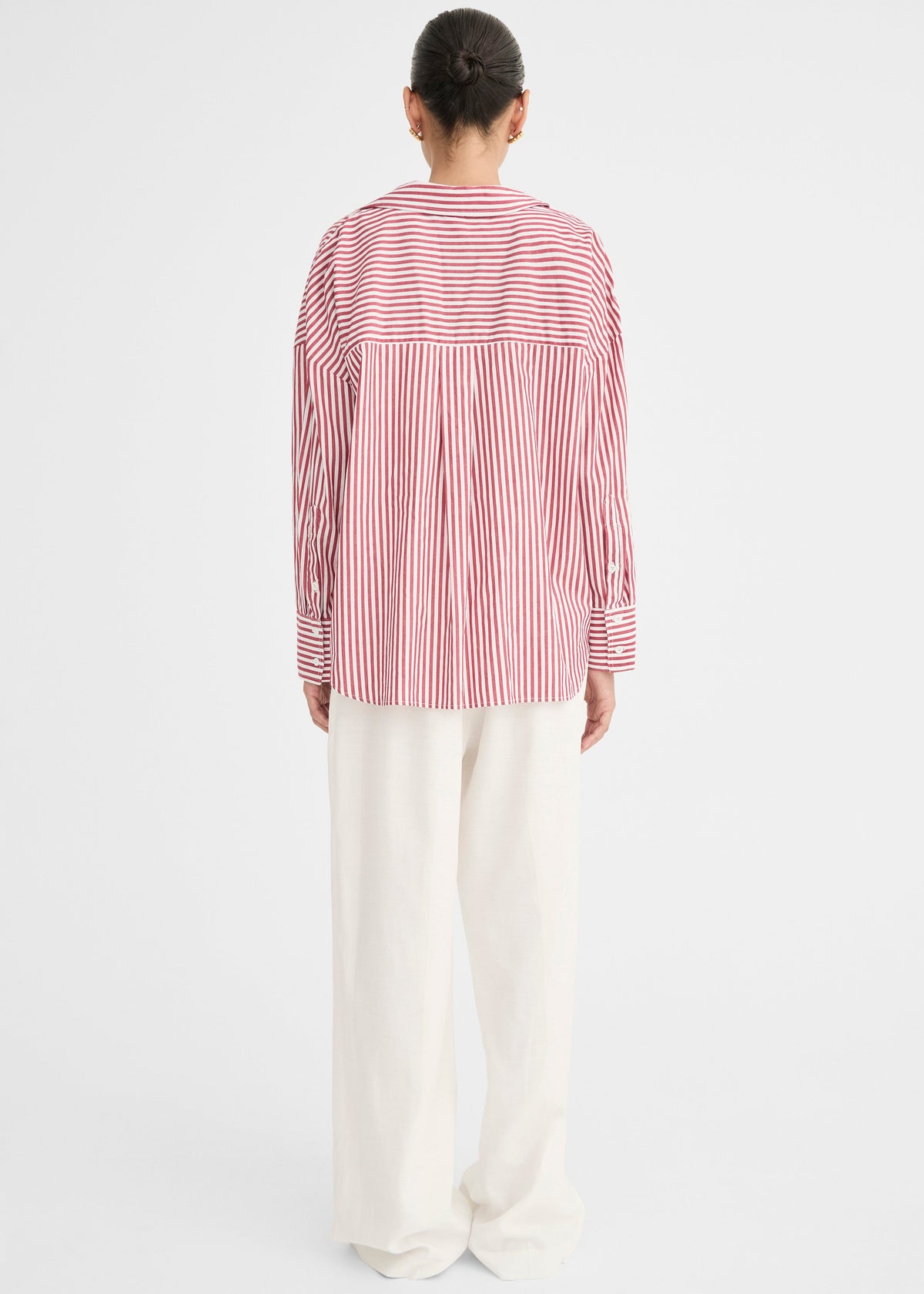 Solaqua Franca Striped Shirt - Red/White - 9