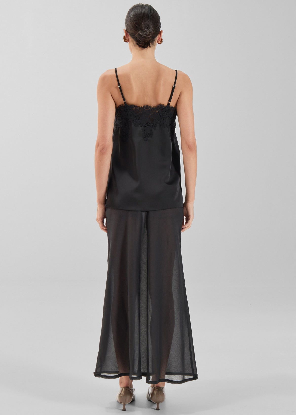 Solaqua Francesca Bias Skirt - Noir - 6