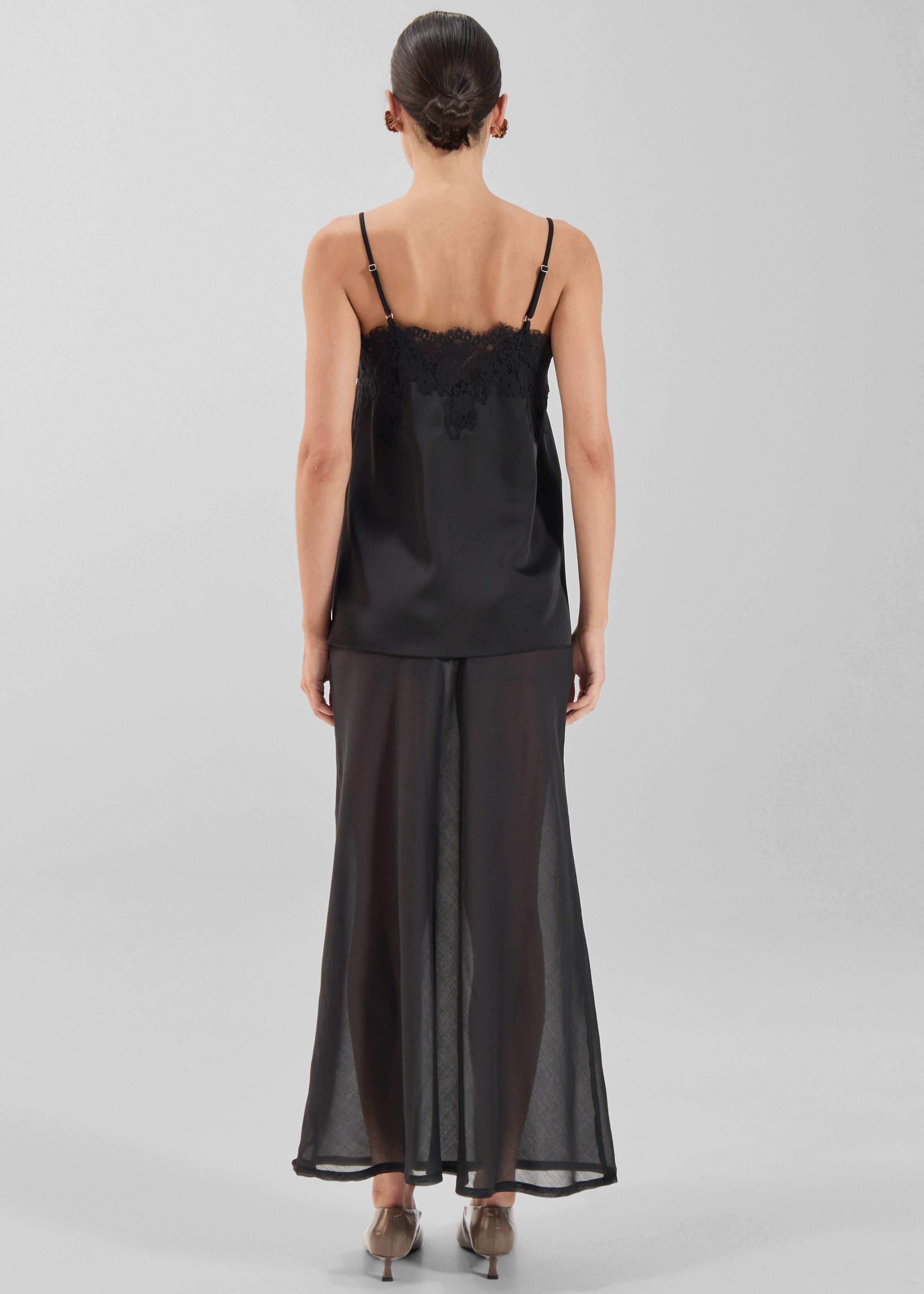 Solaqua Francesca Bias Skirt - Noir - 6