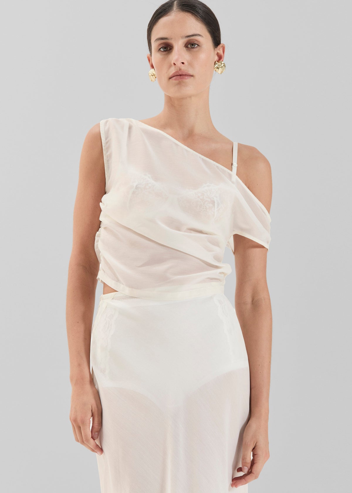 Solaqua Genevieve Top - Ivory - 1