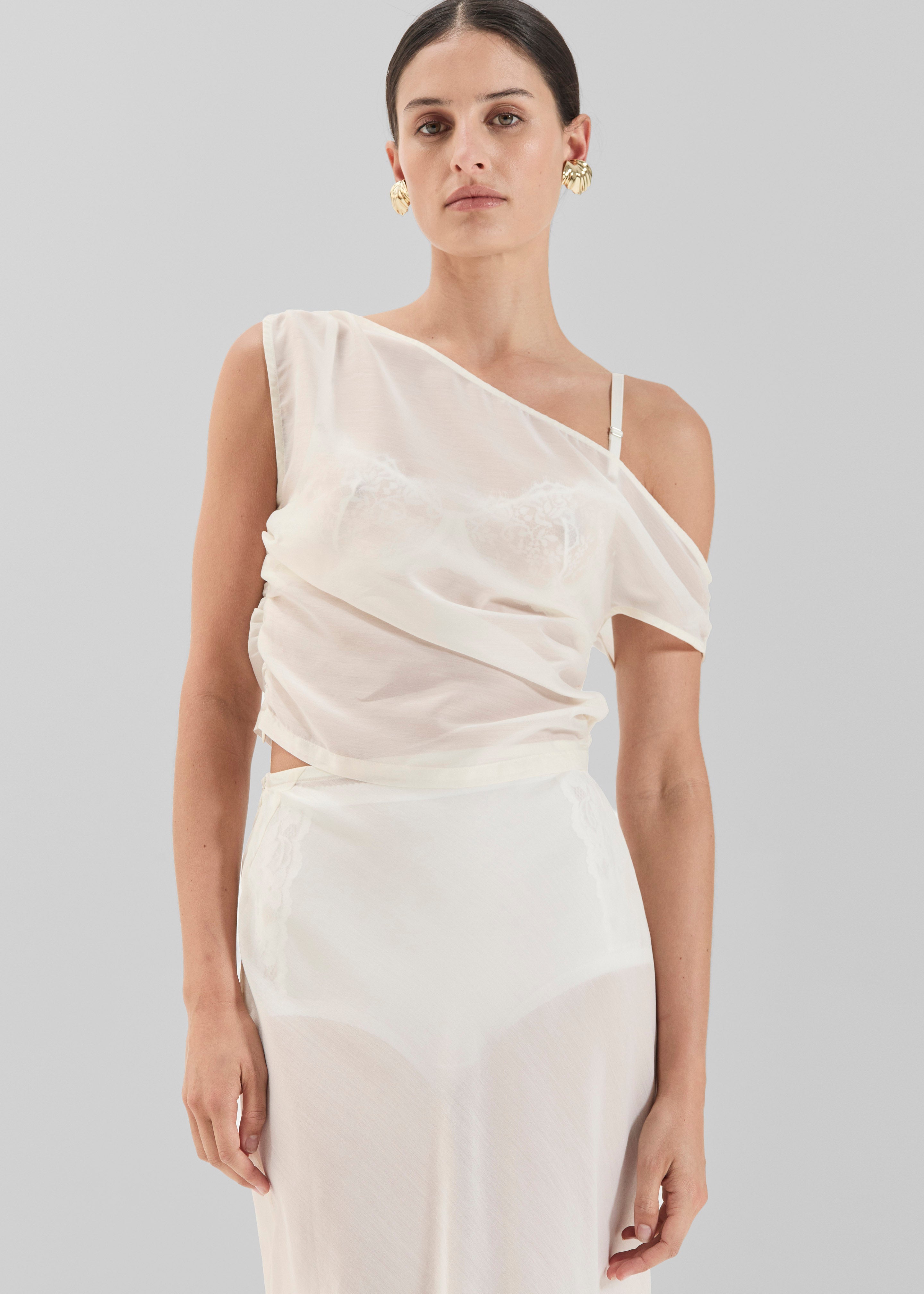 Solaqua Genevieve Top - Ivory - 1