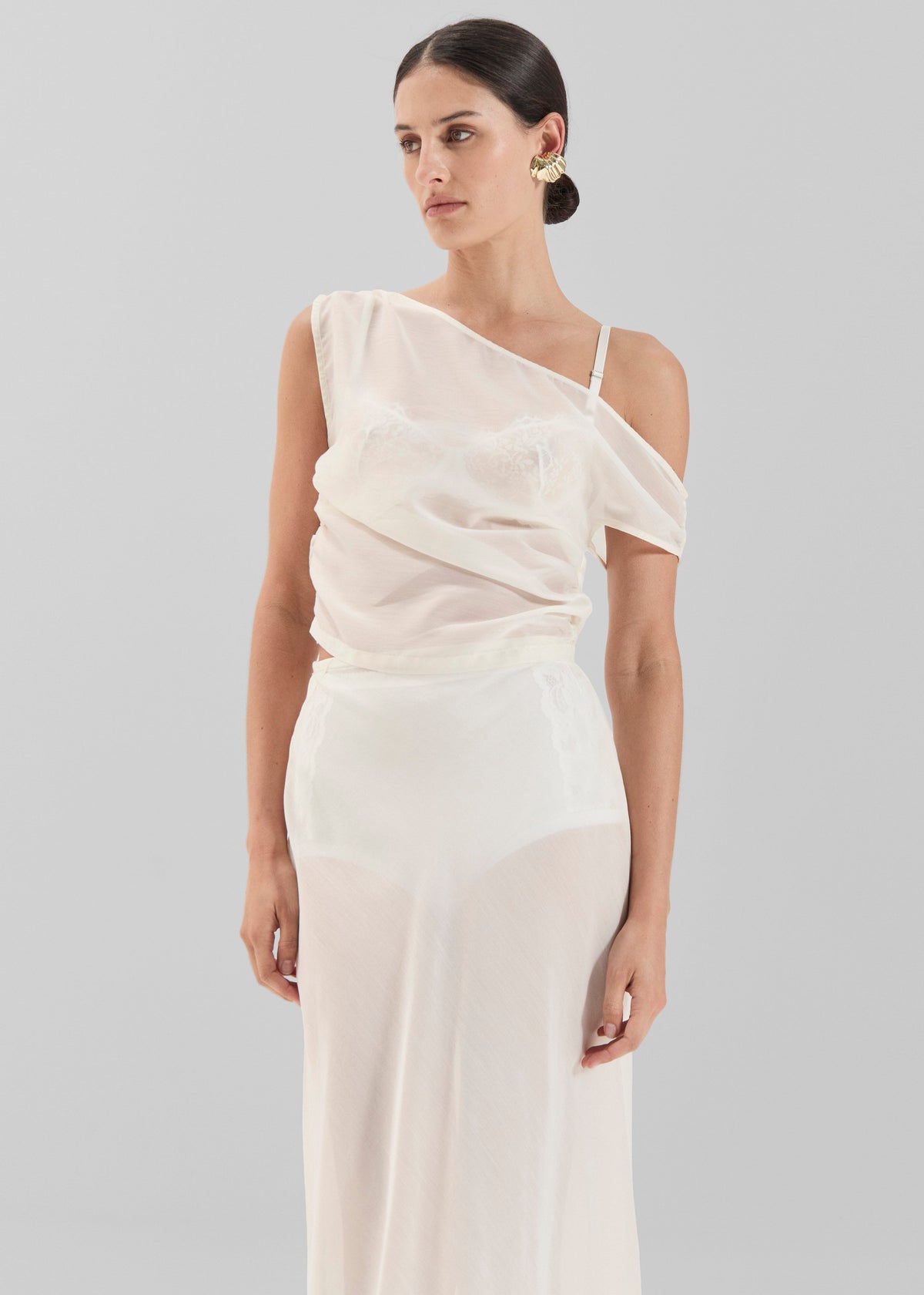 Solaqua Genevieve Top - Ivory - 2