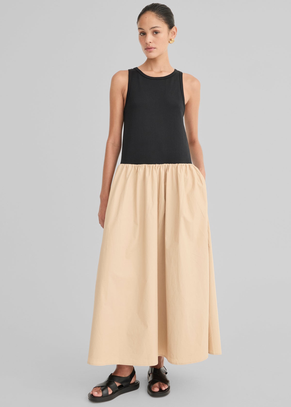 Solaqua Marlo Dress - Noir/Tan - 5