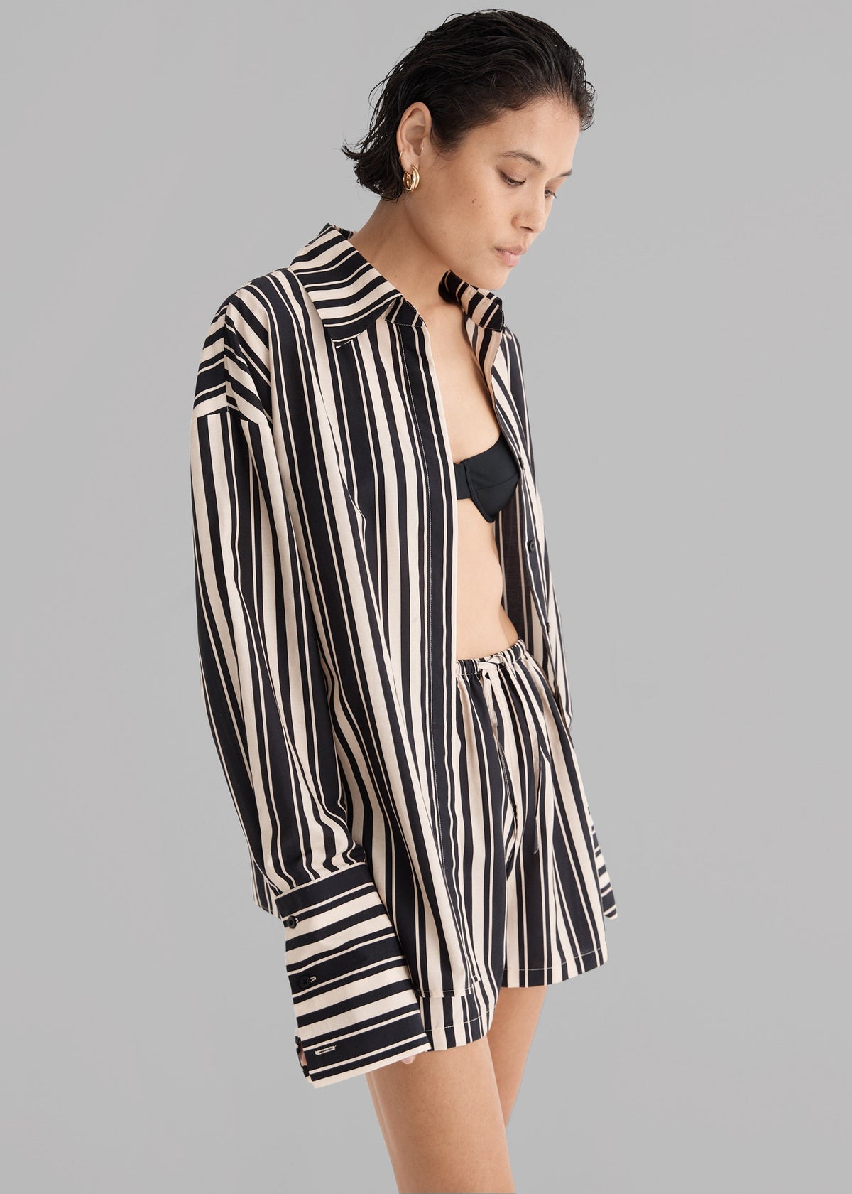Solaqua The Beau Shorts - Cinque Stripe - 6