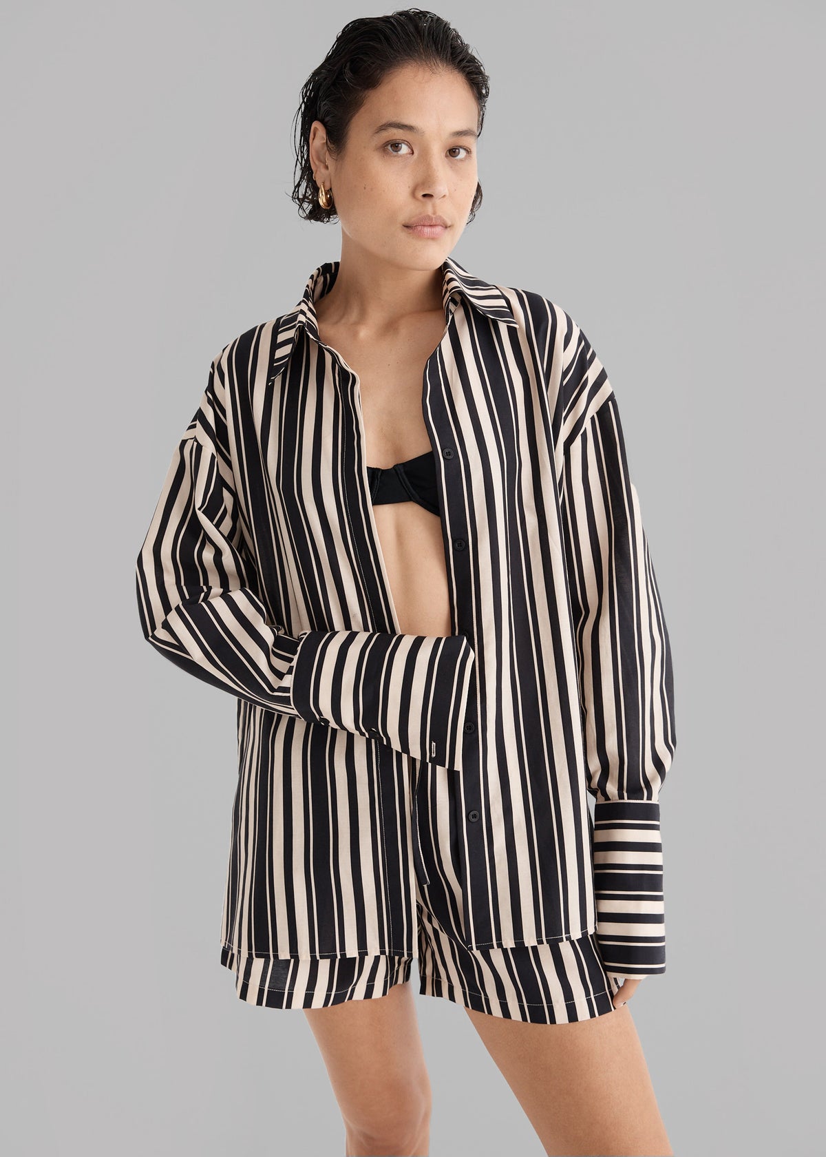 Solaqua The Beau Shorts - Cinque Stripe - 7