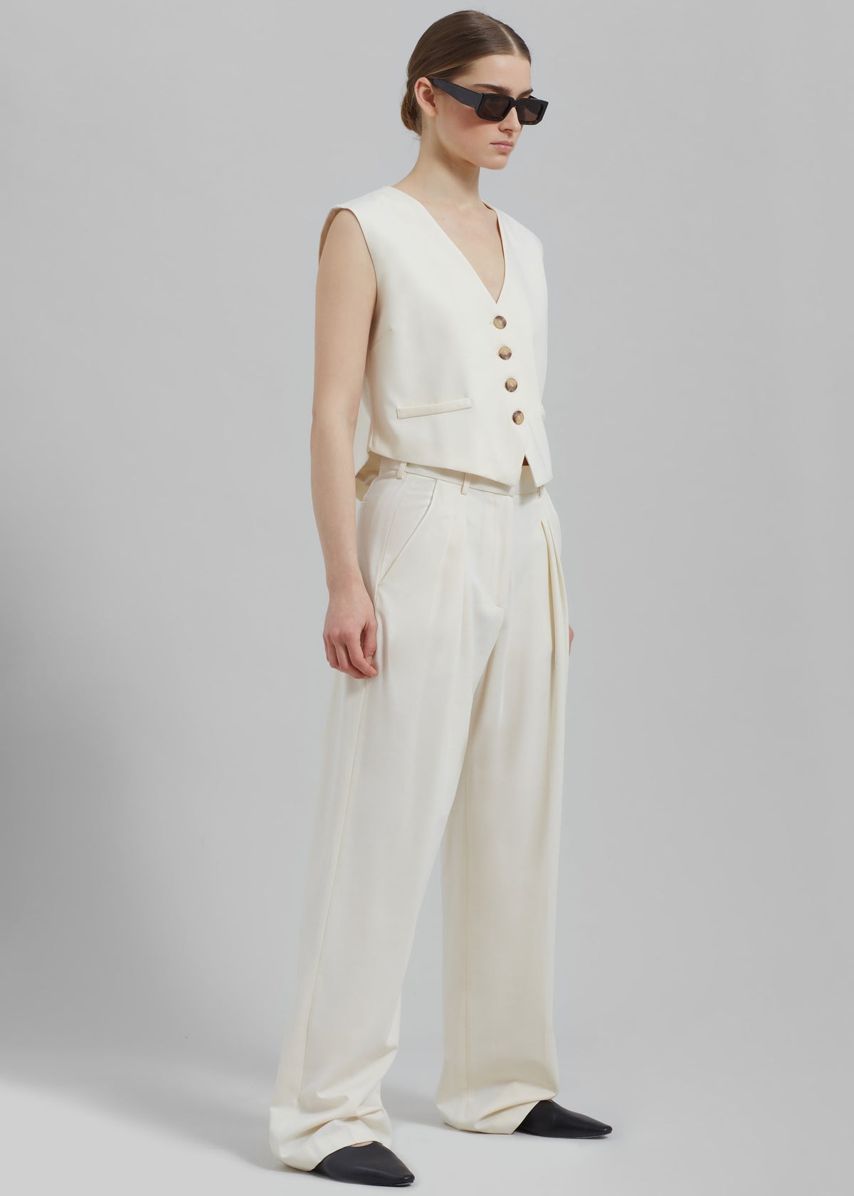 Solaqua The Leon Pants - Ivory - 4