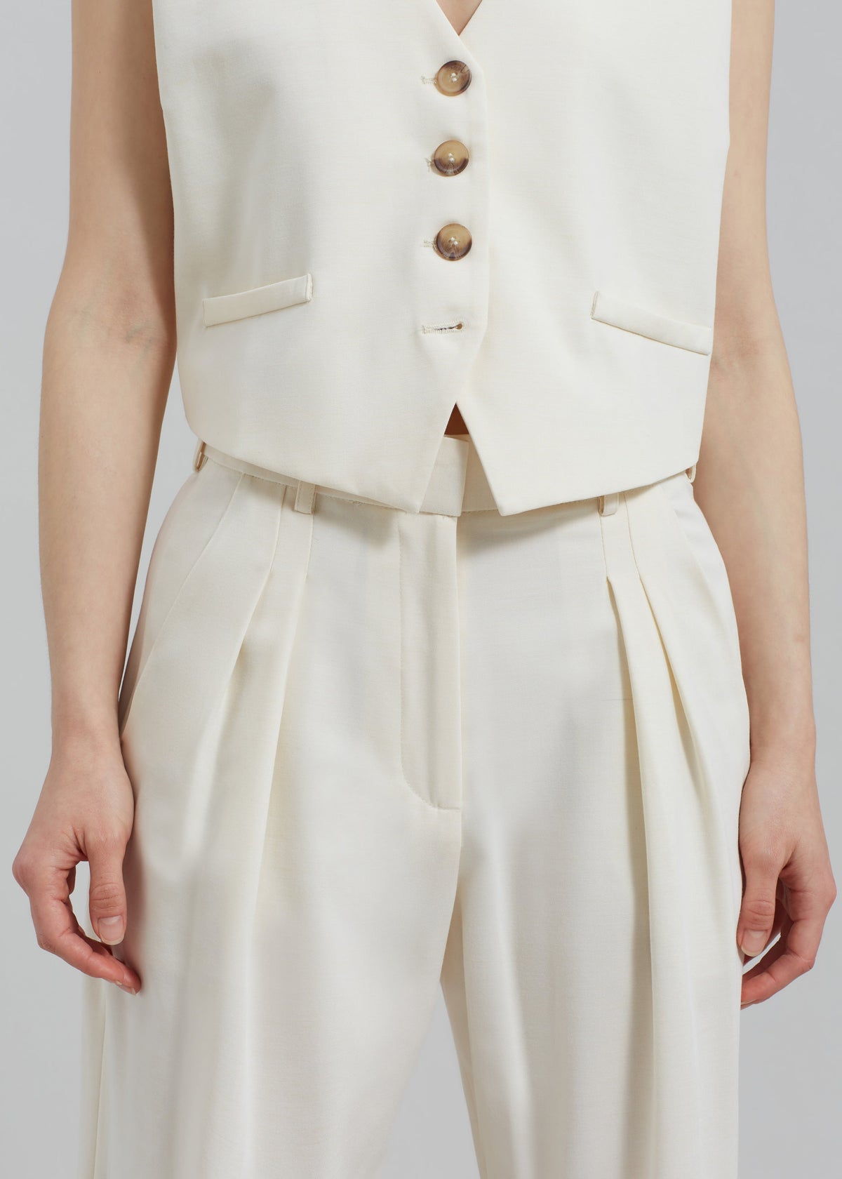 Solaqua The Leon Pants - Ivory - 3