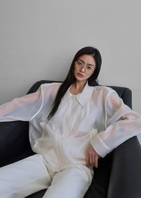 Soller Sheer Jacket - Ivory