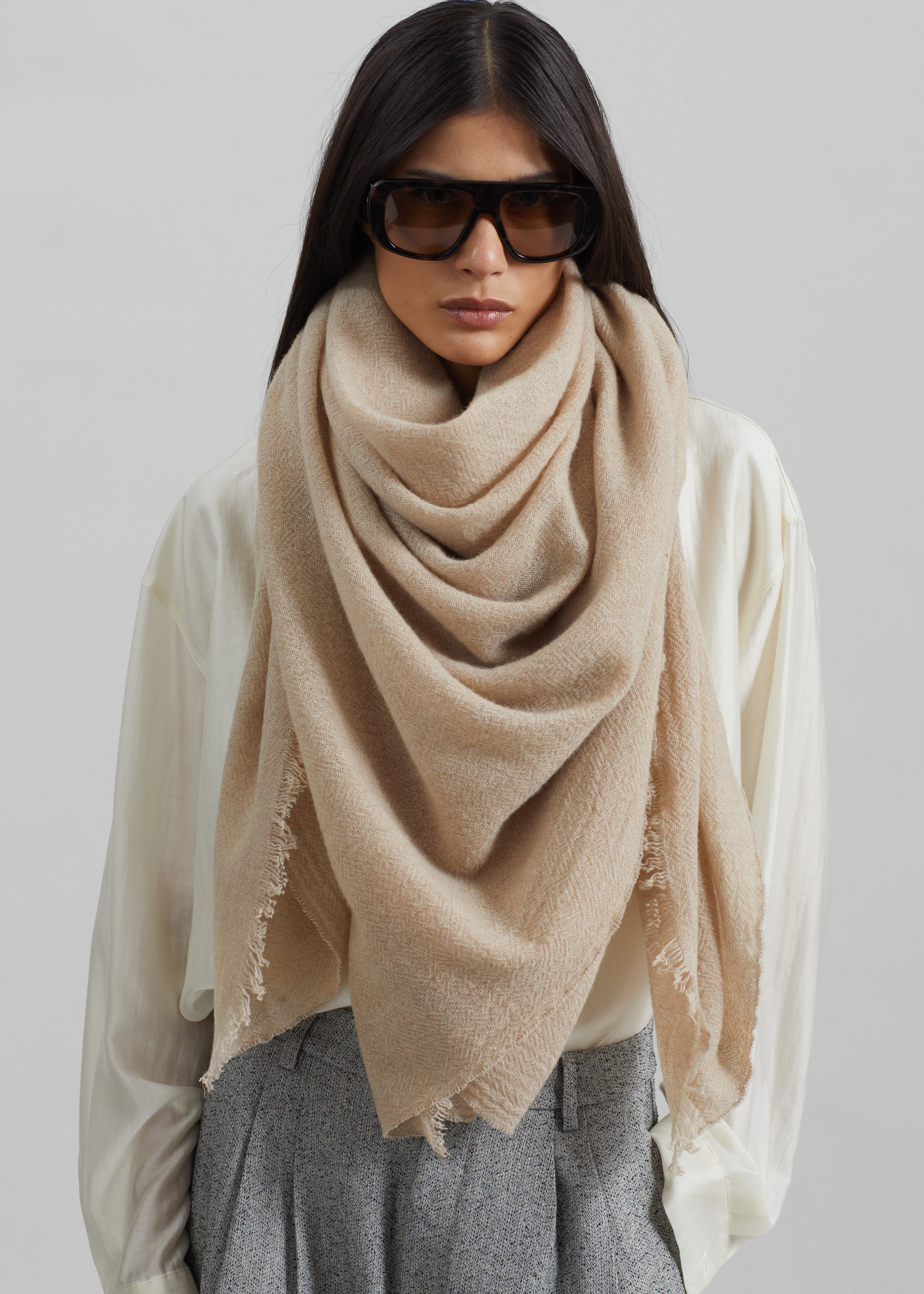 Solnak Scarf - Sand - 1