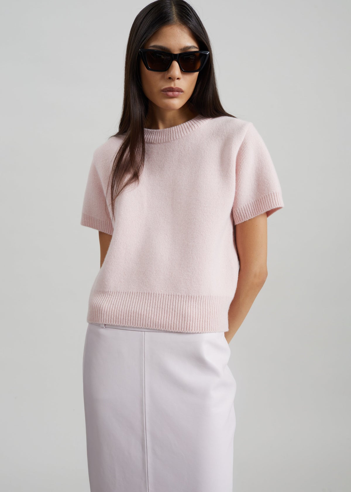 Sona Wool Knit Top - Pink - 3