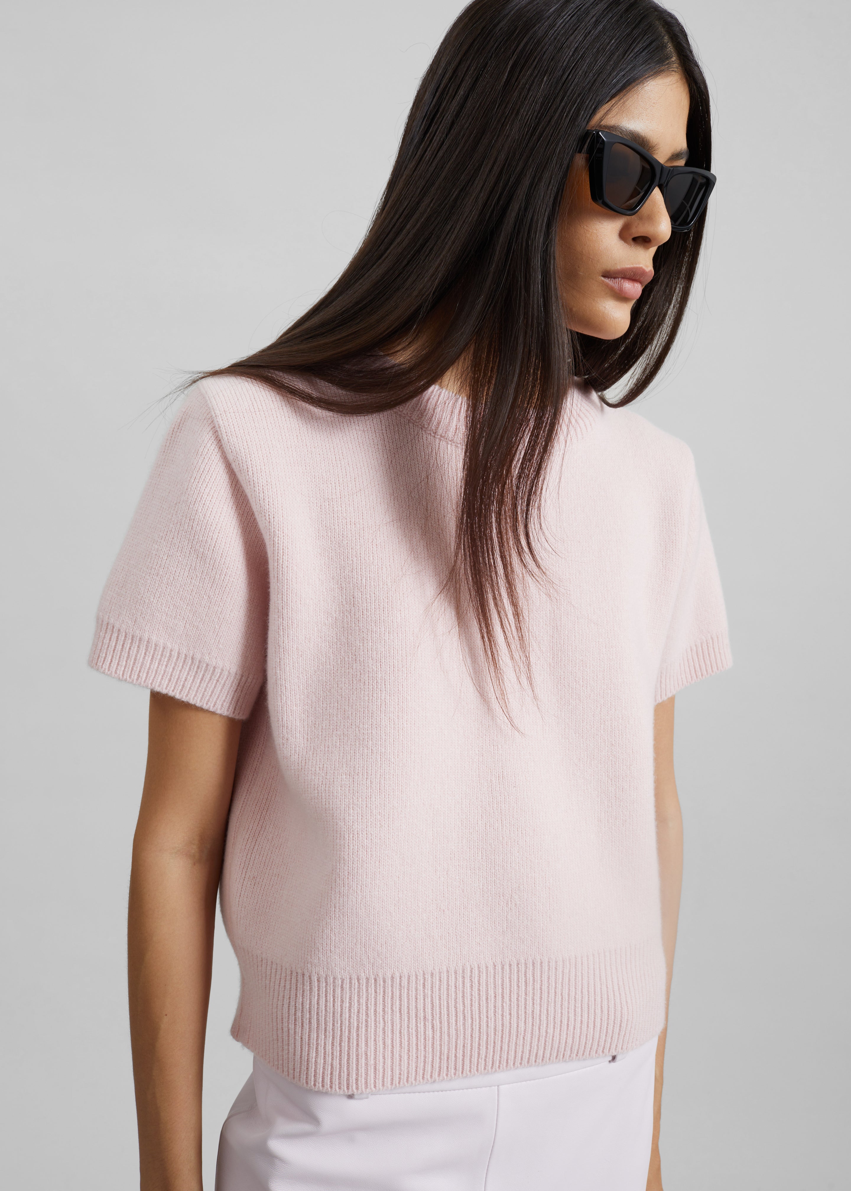 Sona Wool Knit Top - Pink – The Frankie Shop Europe