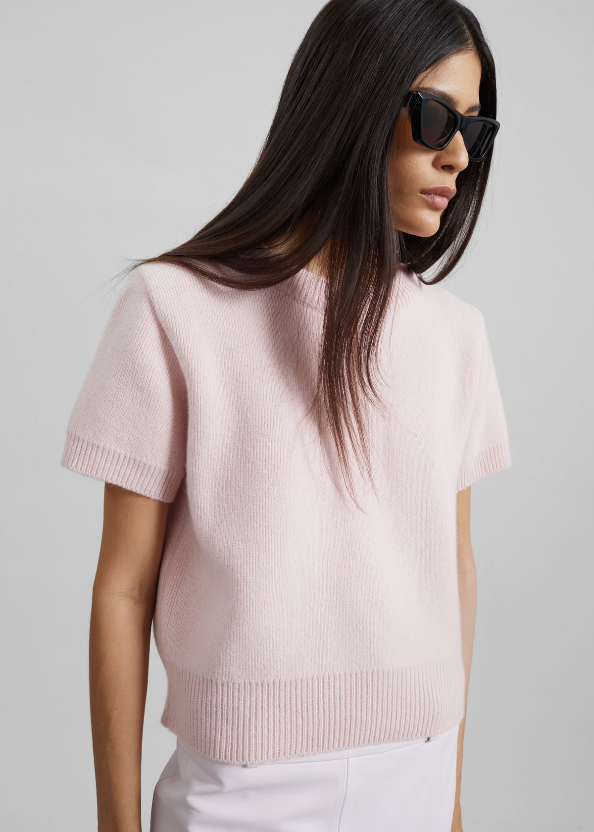 Sona Wool Knit Top - Pink - 1