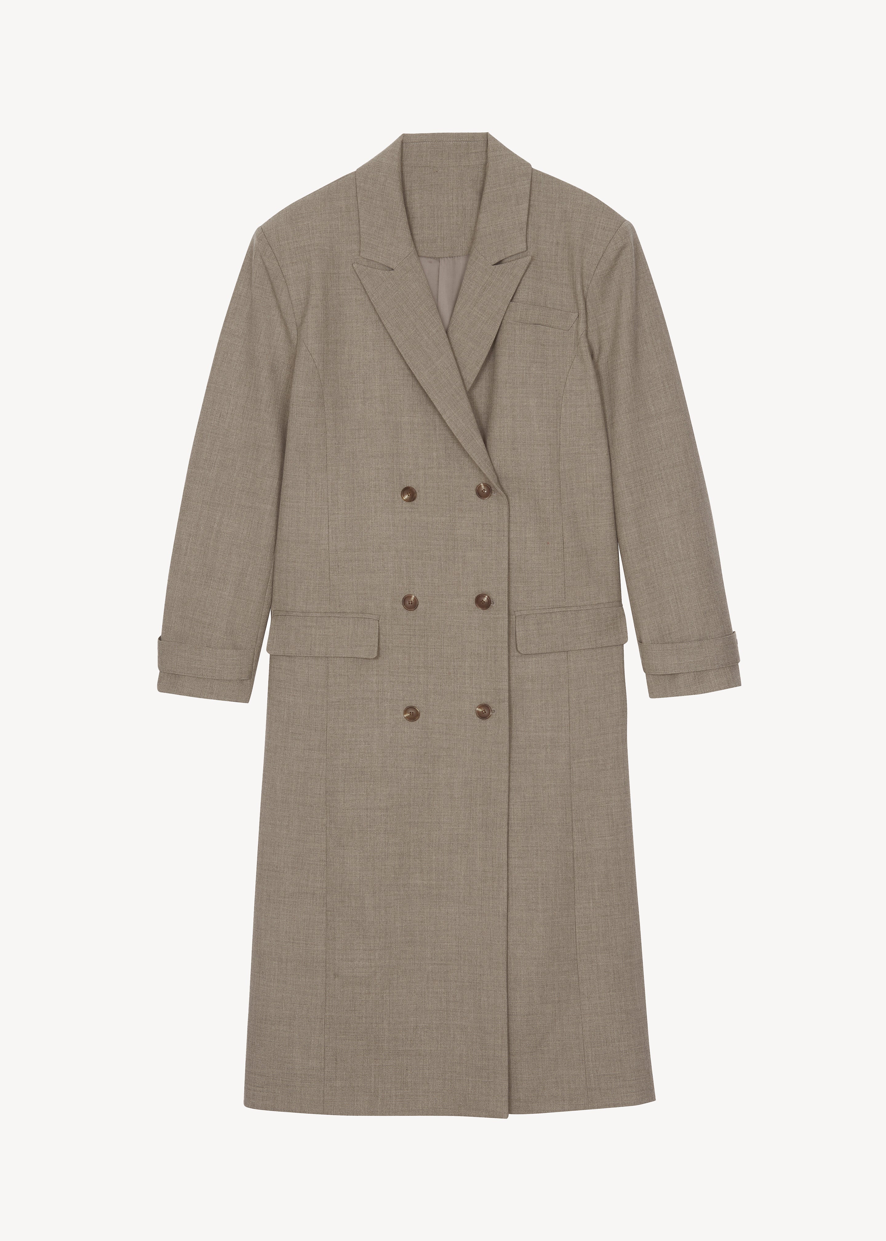 Sonoma Long Coat - Taupe - 10