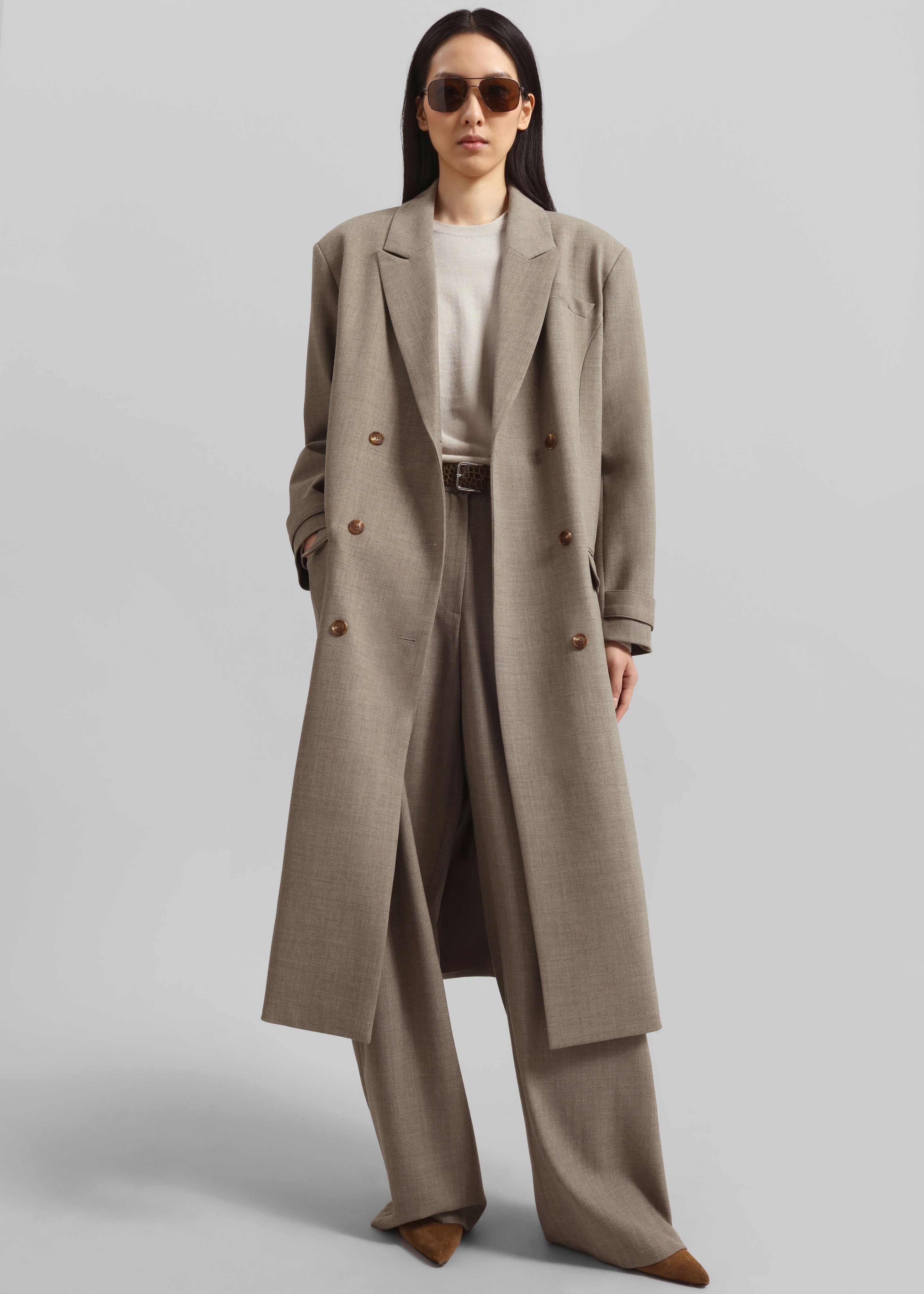 Sonoma Long Coat - Taupe - 7