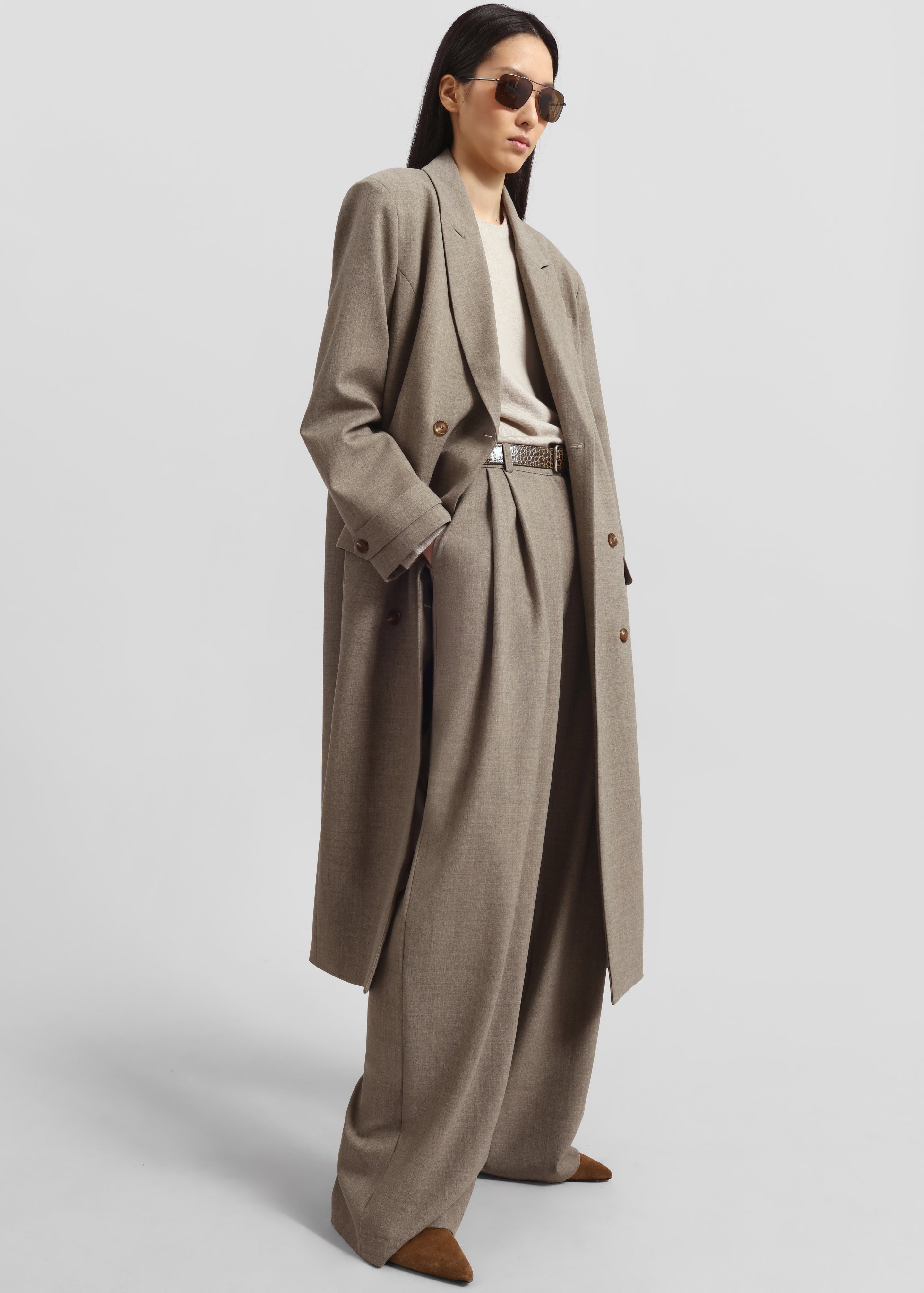 Sonoma Long Coat - Taupe - 3