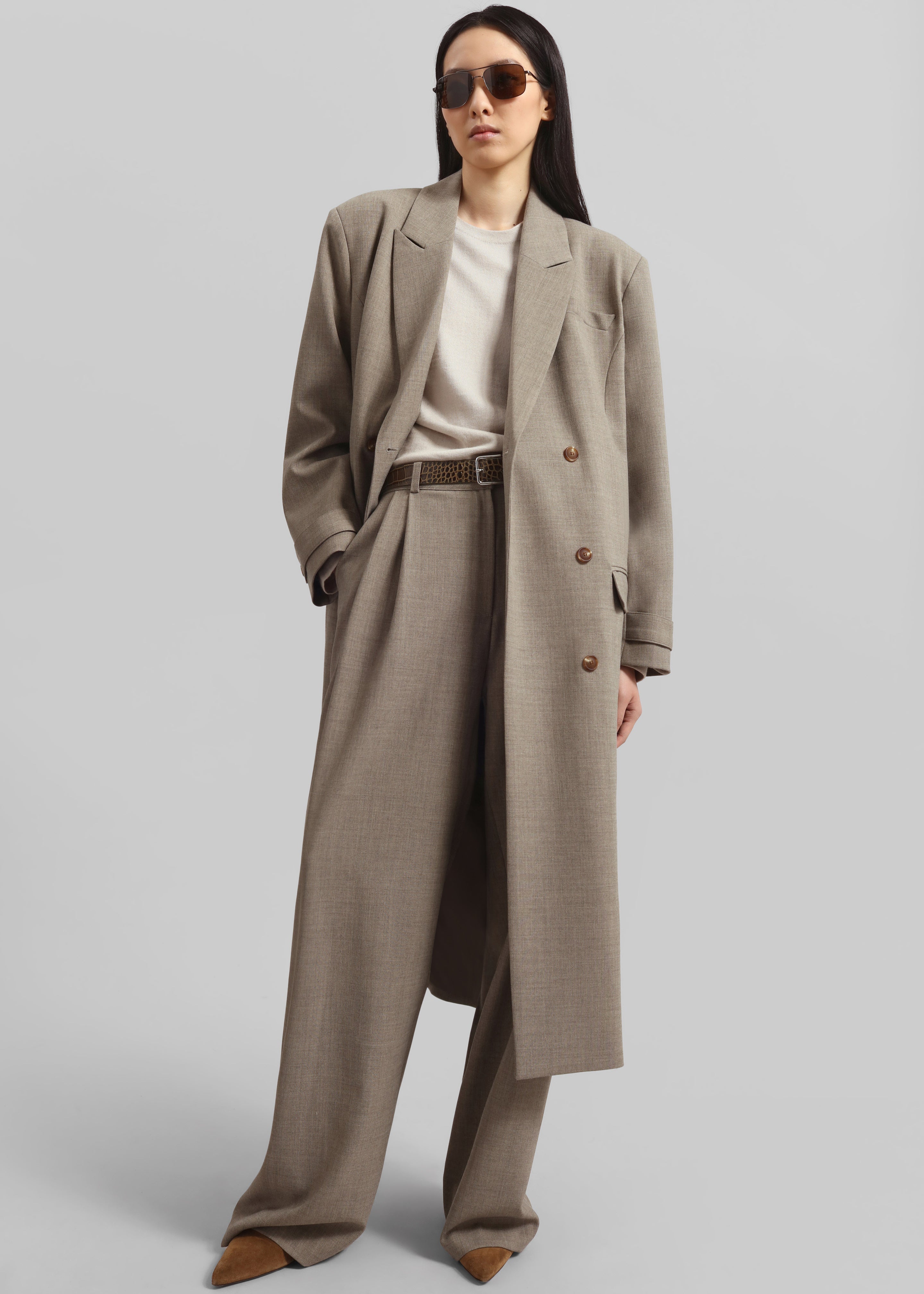 Sonoma Long Coat - Taupe - 6