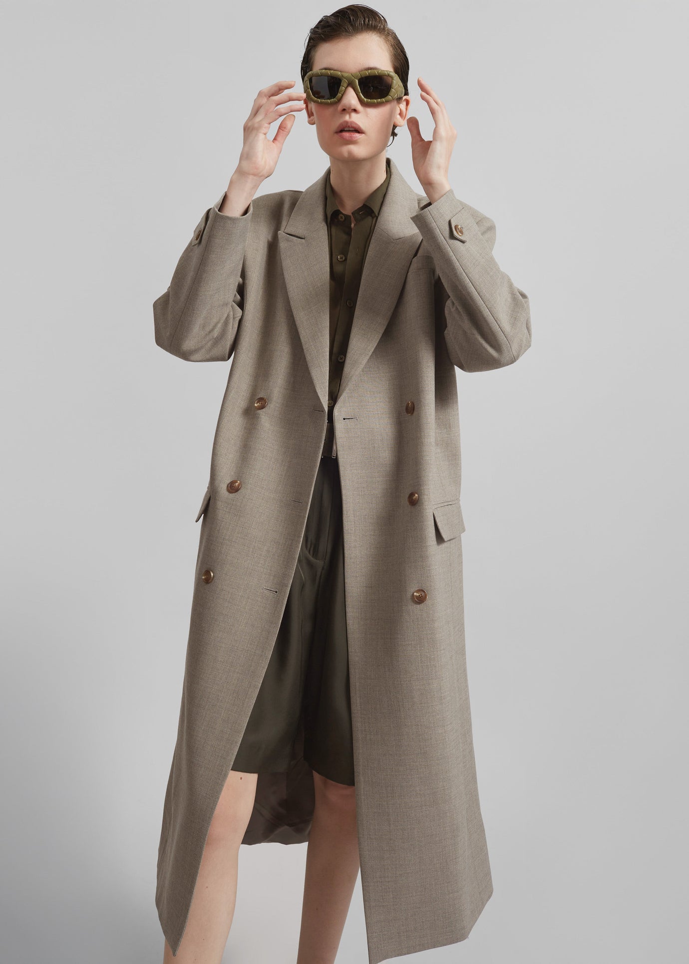 Sonoma Long Coat - Taupe