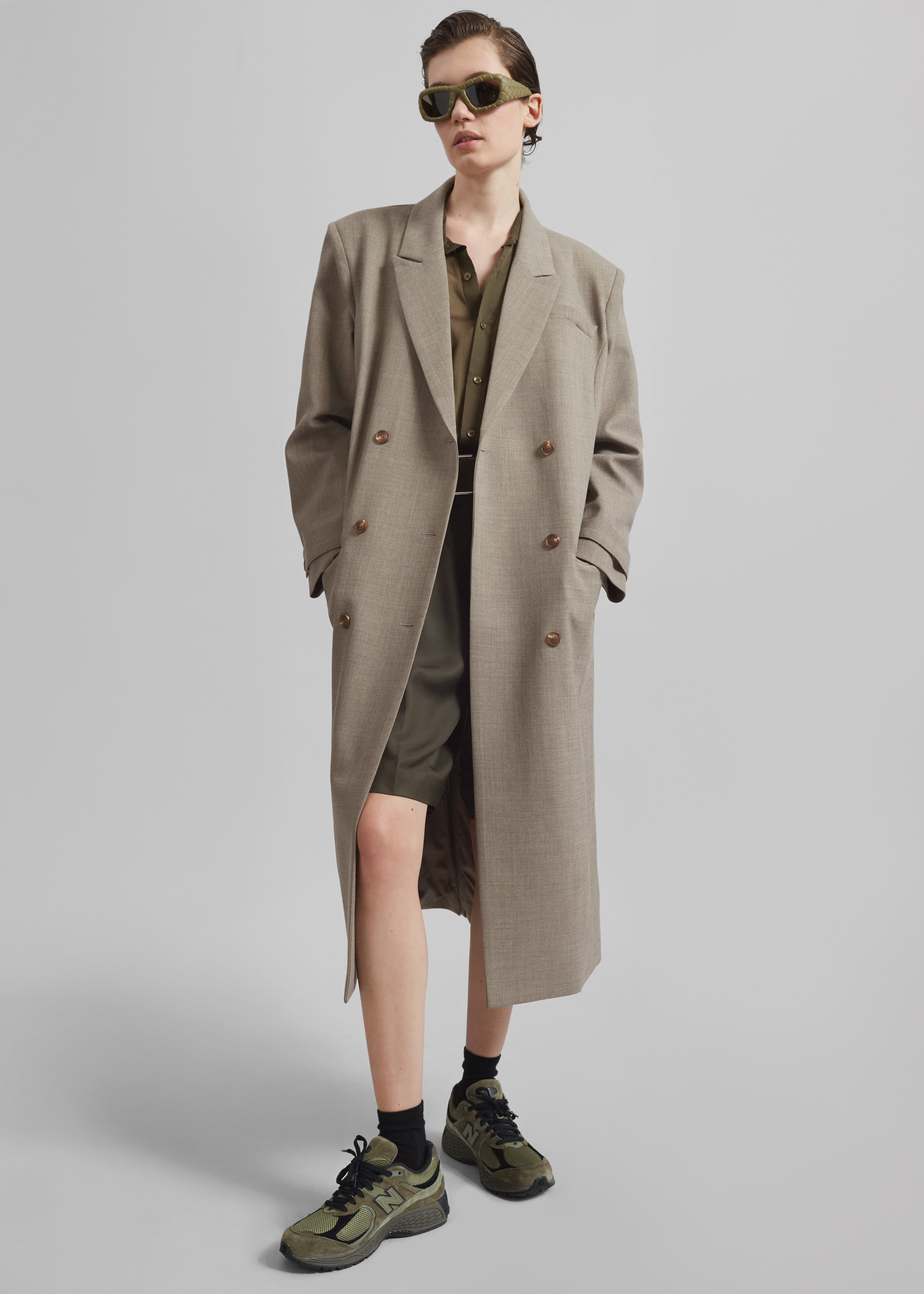 Sonoma Long Coat - Taupe - 5