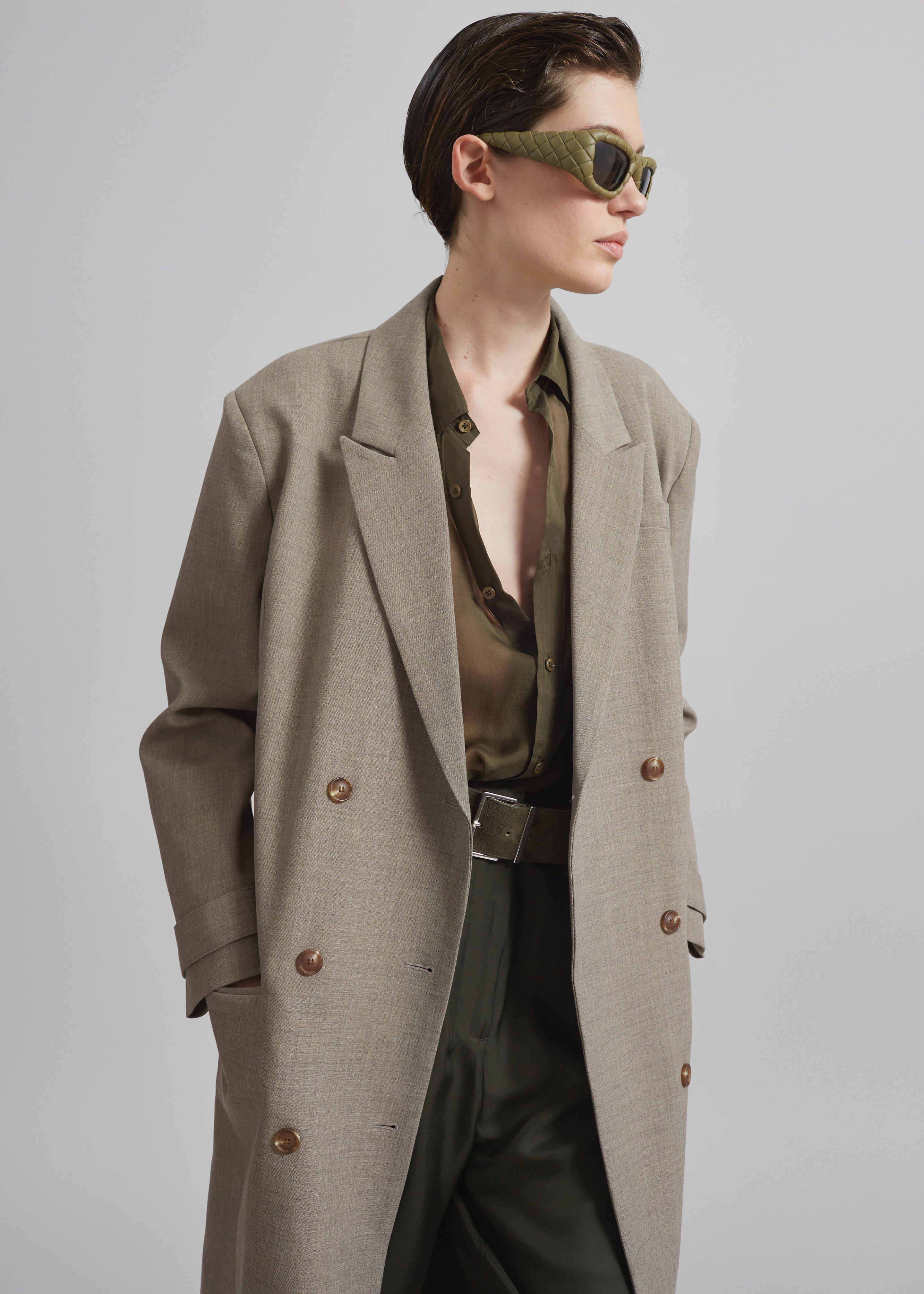 Sonoma Long Coat - Taupe - 4