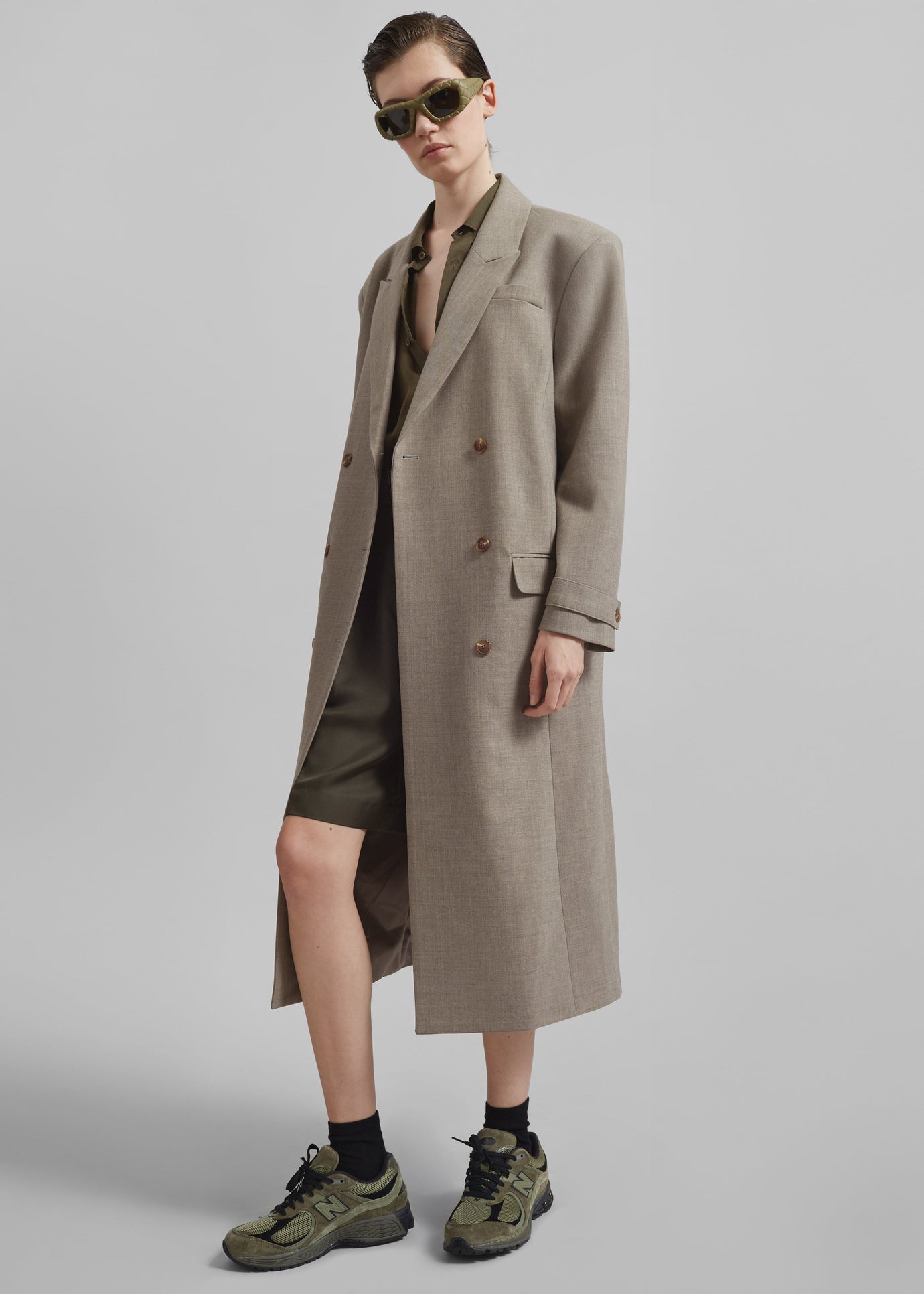 Sonoma Long Coat - Taupe - 1