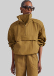 Sora Funnel Neck Anorak - Pale Olive