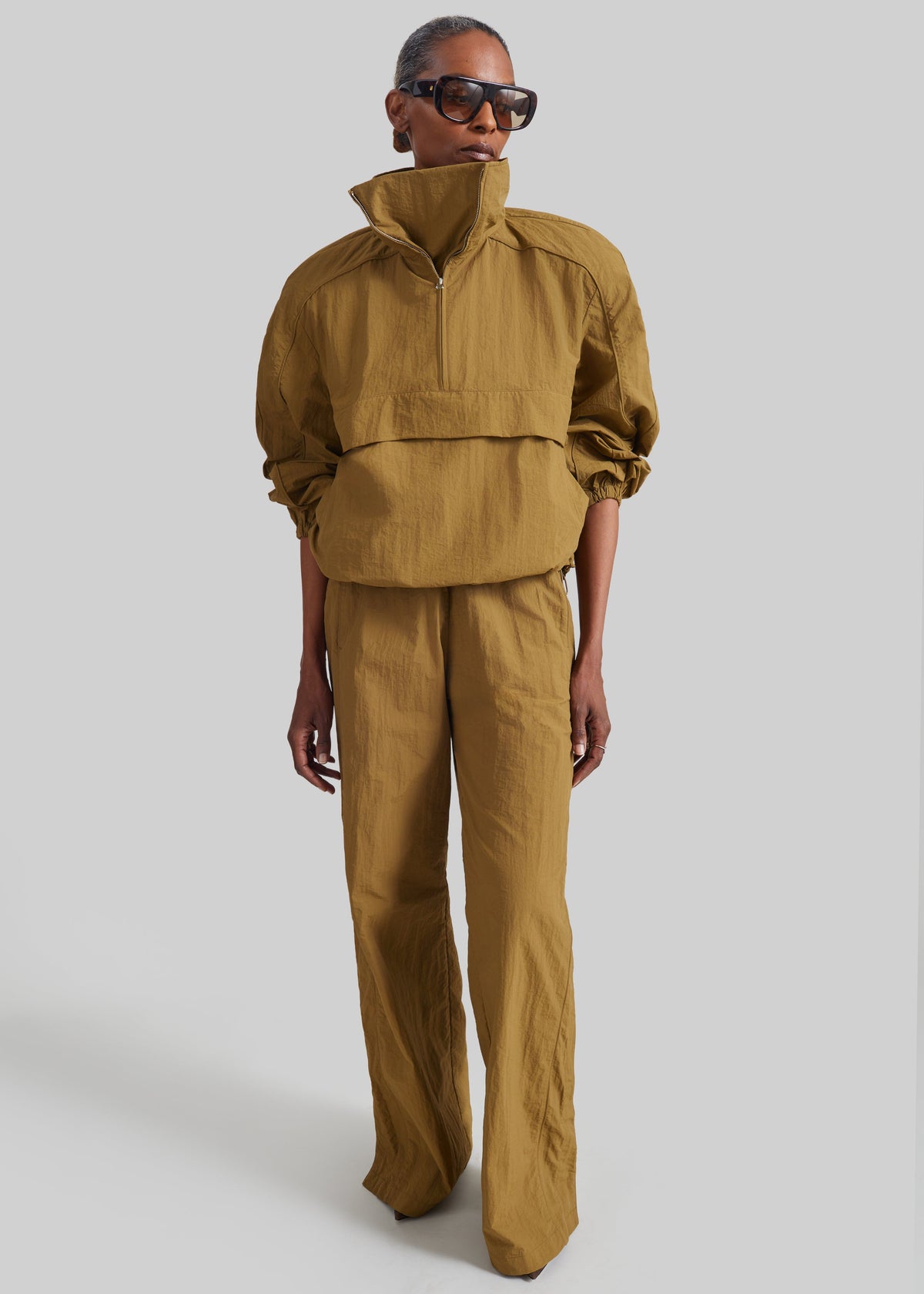 Sora Track Pants - Pale Olive
