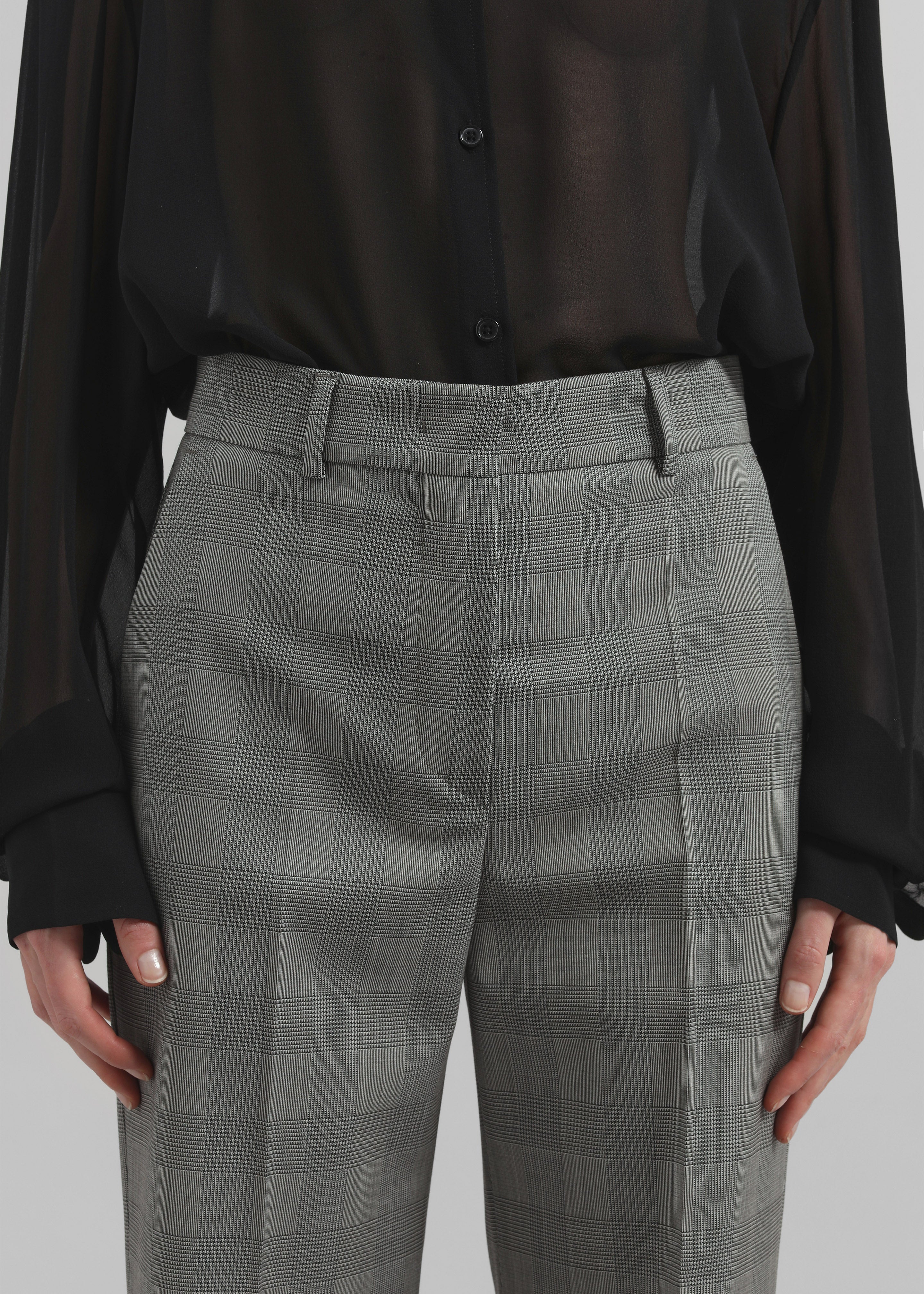 Sportmax Batun Flared Tailored Trousers - Black - 6