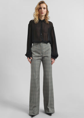 Sportmax Batun Flared Tailored Trousers - Black