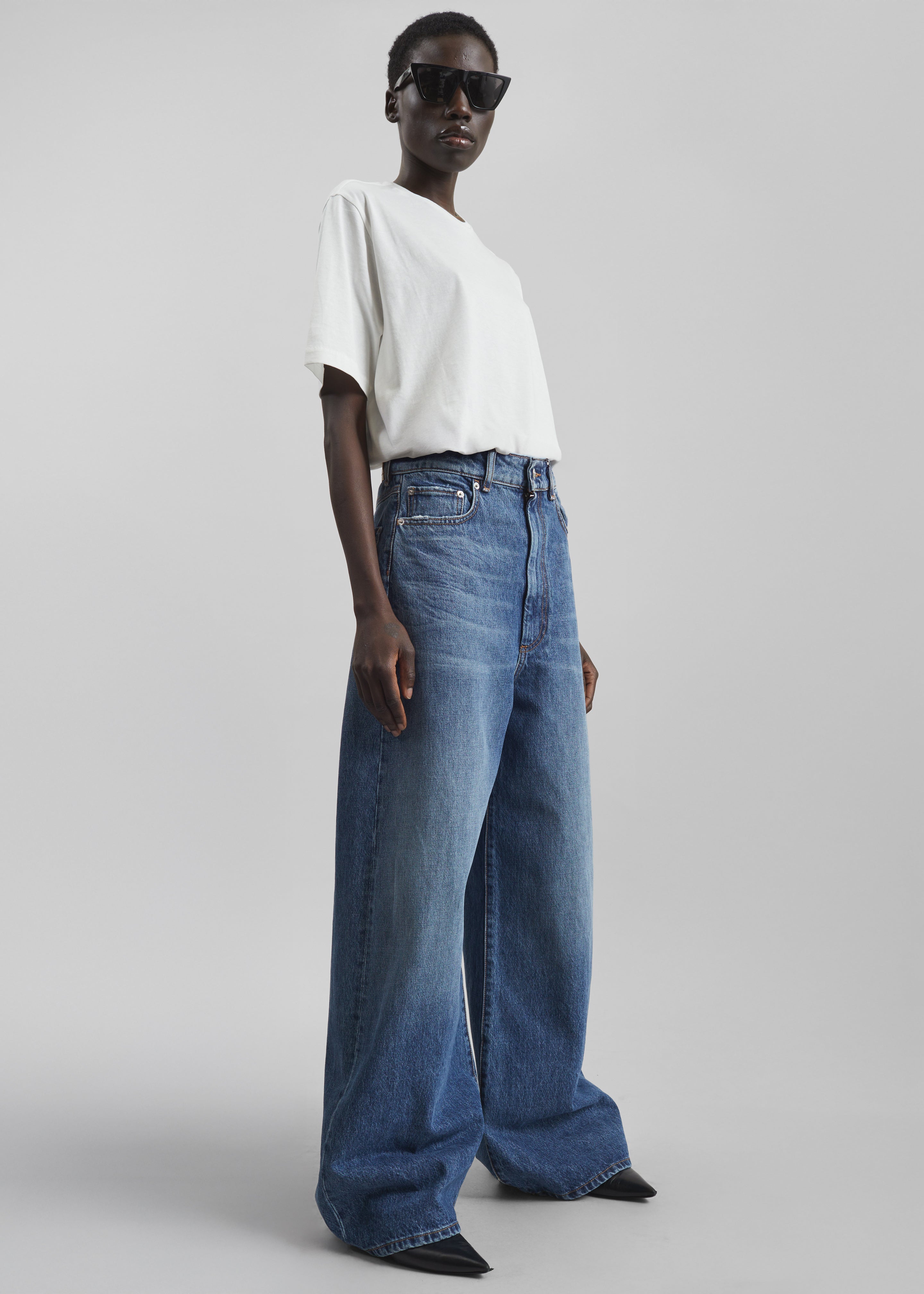 Sportmax Dangri Pants - Midnight Blue - 4