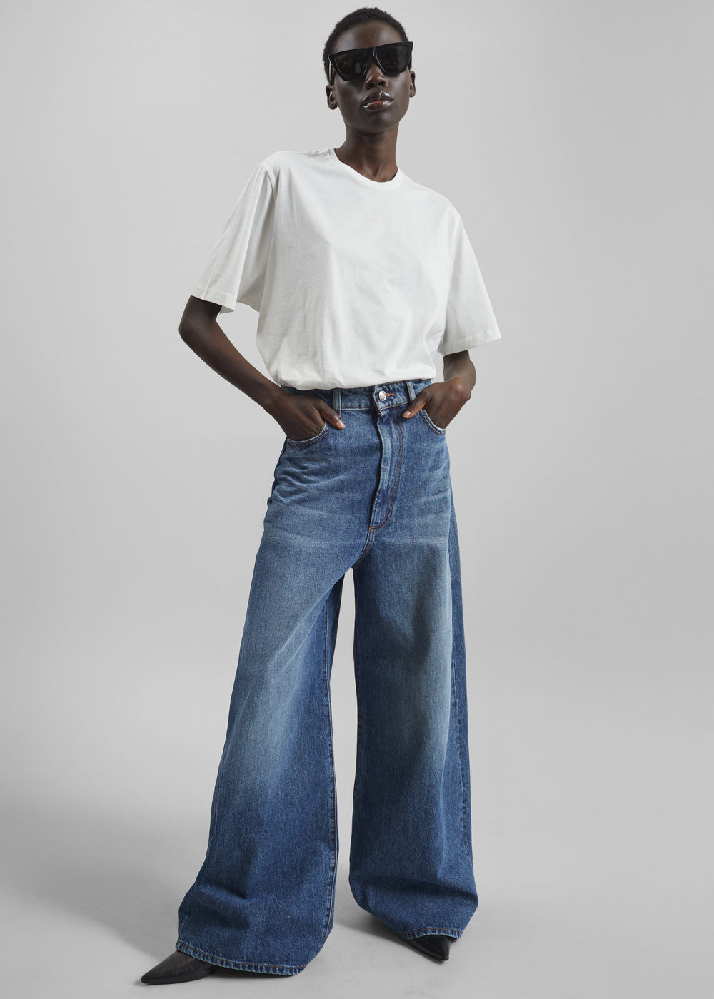 Sportmax Dangri Pants - Midnight Blue