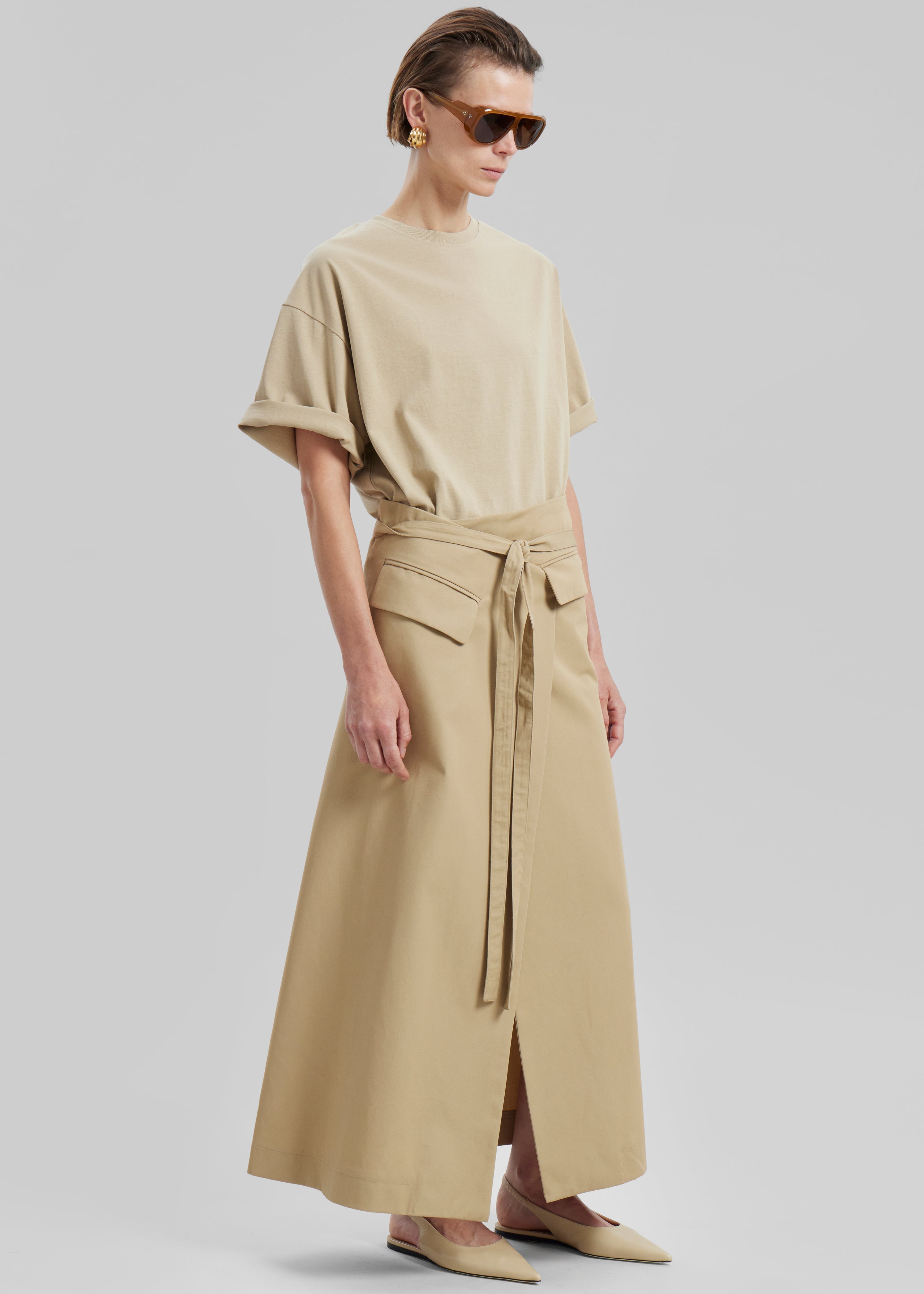 Sportmax Deserto Skirt - Beige - 6