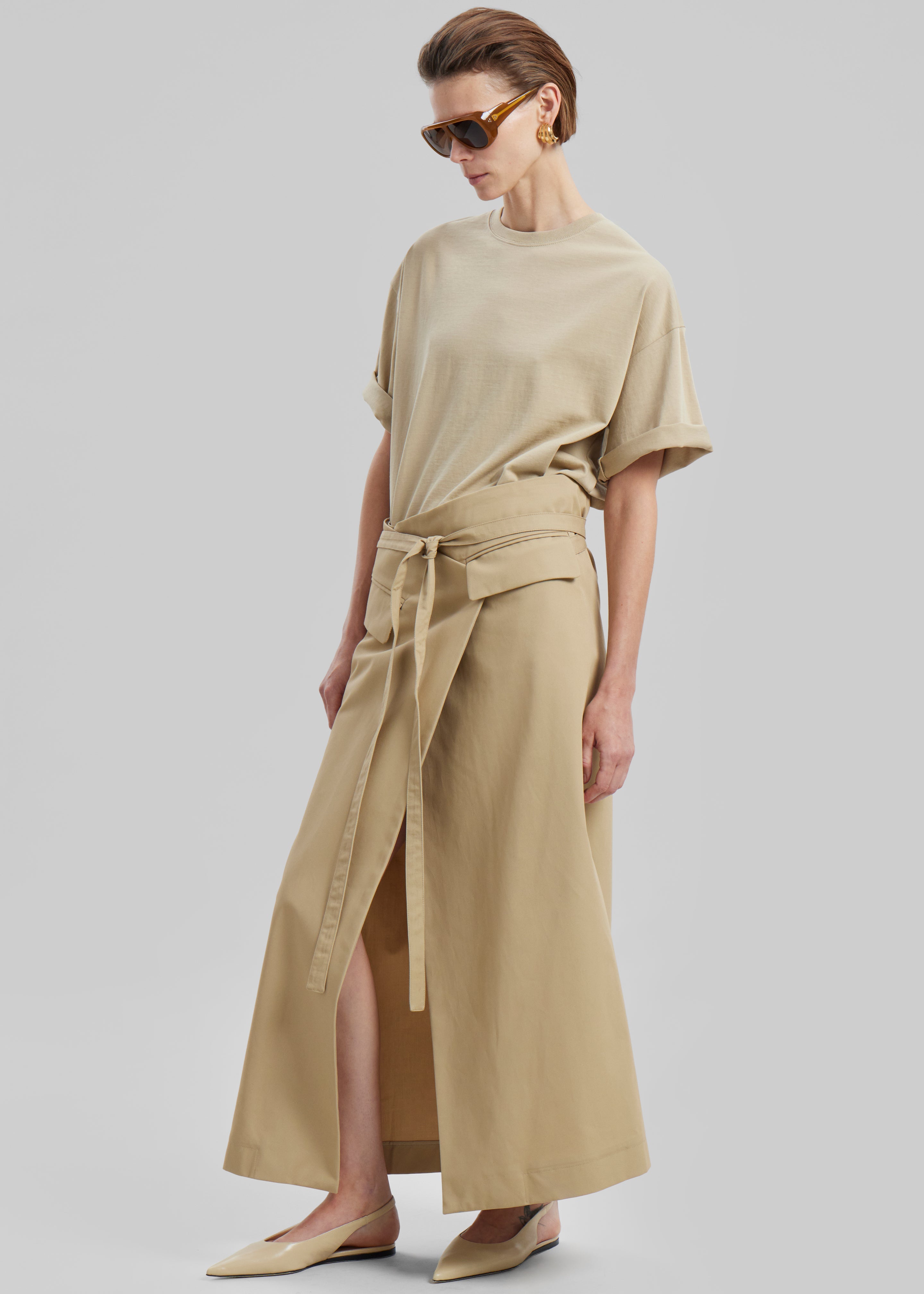 Sportmax Deserto Skirt - Beige - 1