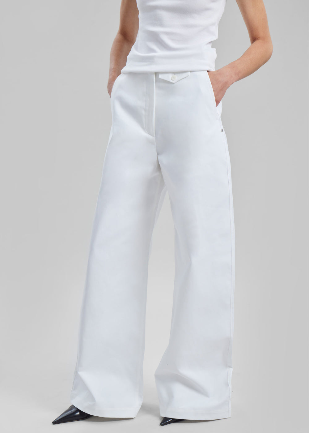 Sportmax Febo Pants - Optical White