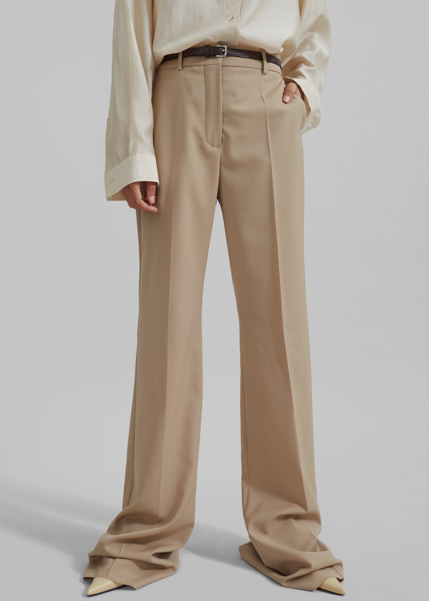 Sportmax Hangar Trousers - Beige - 1