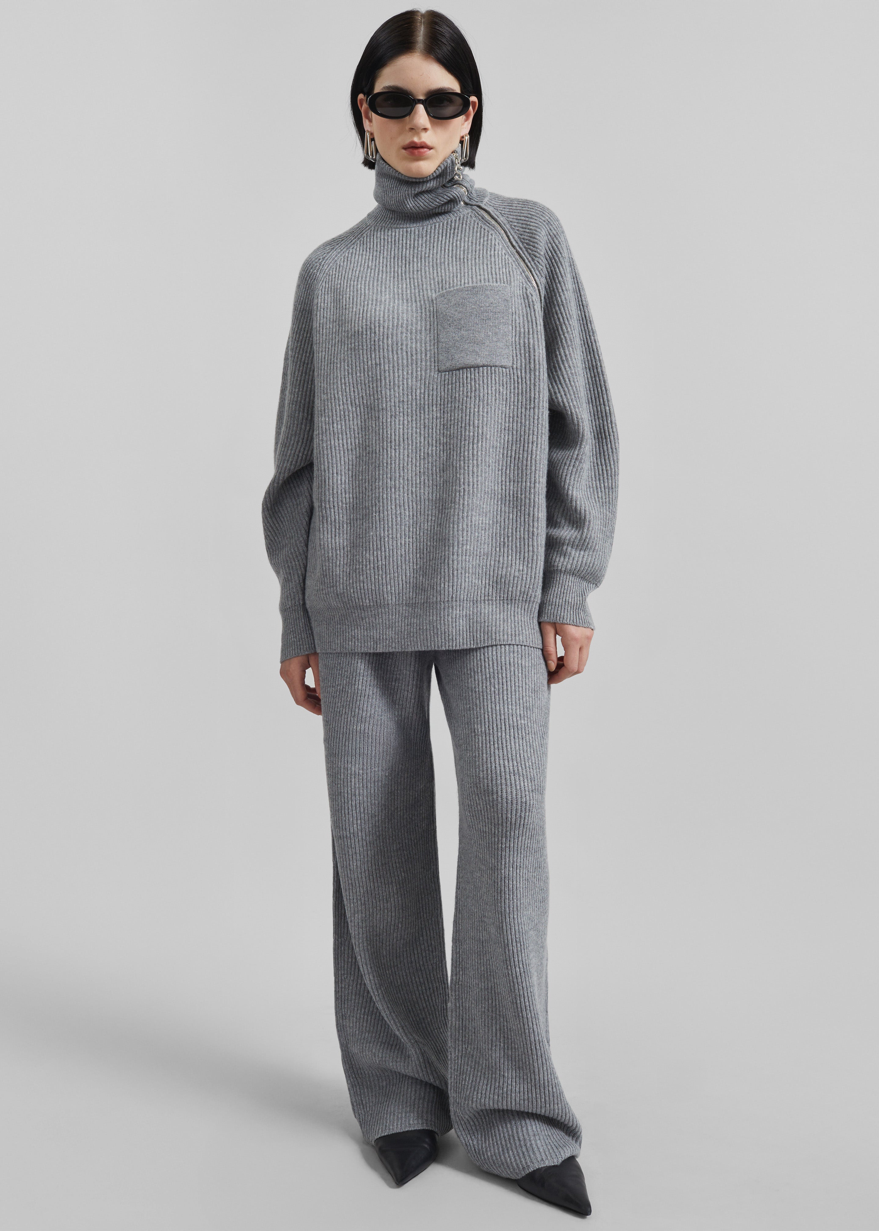 Sportmax Salpa Sweater - Grey Melange - 4