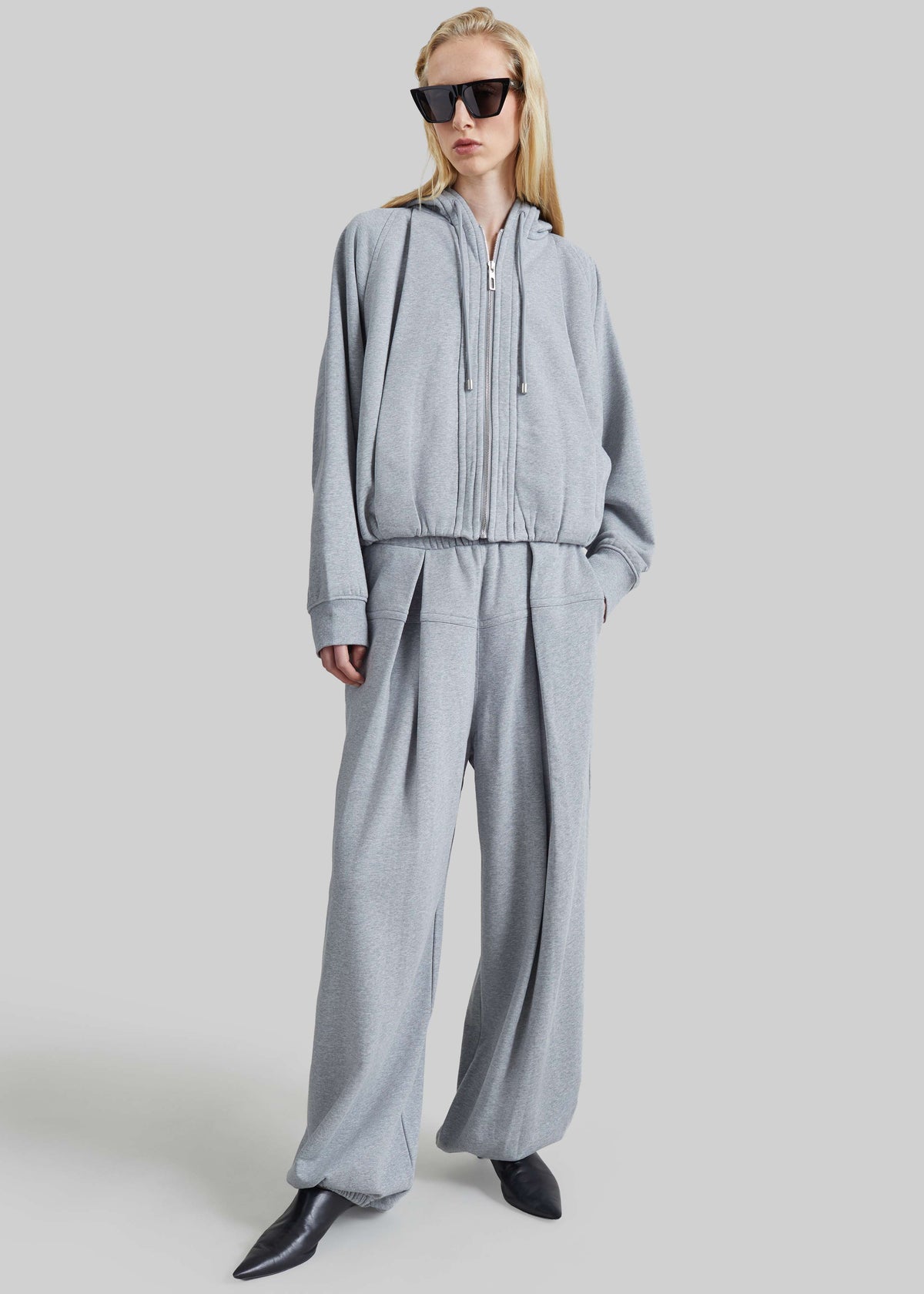 Sportmax Boxy Hoodie - Grey