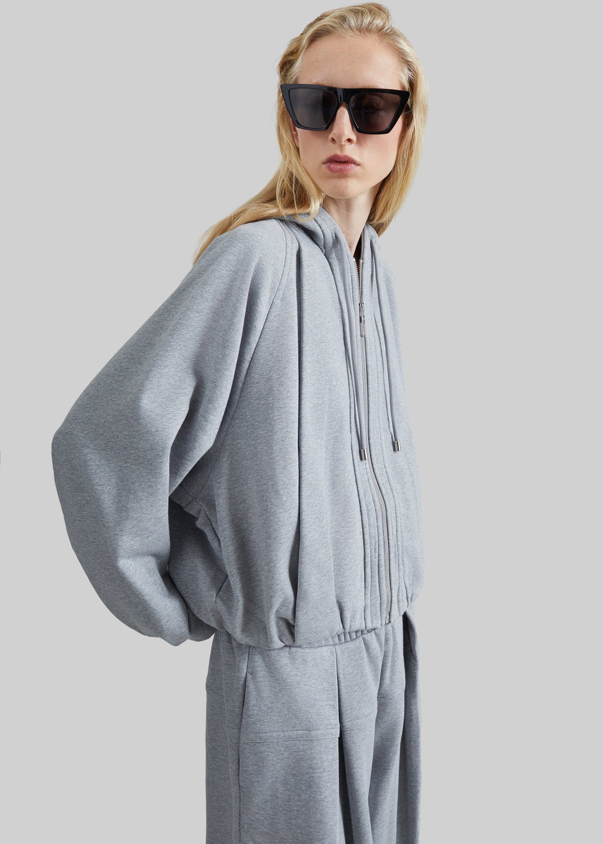 Sportmax Boxy Hoodie - Grey