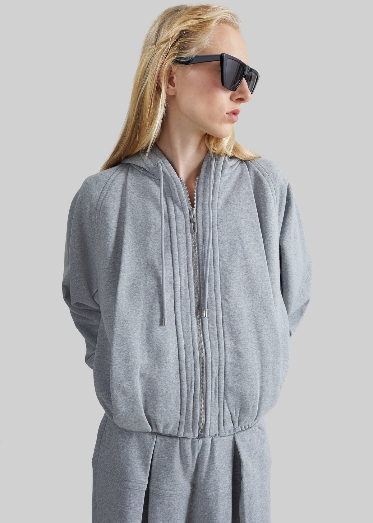 Sportmax Boxy Hoodie - Grey