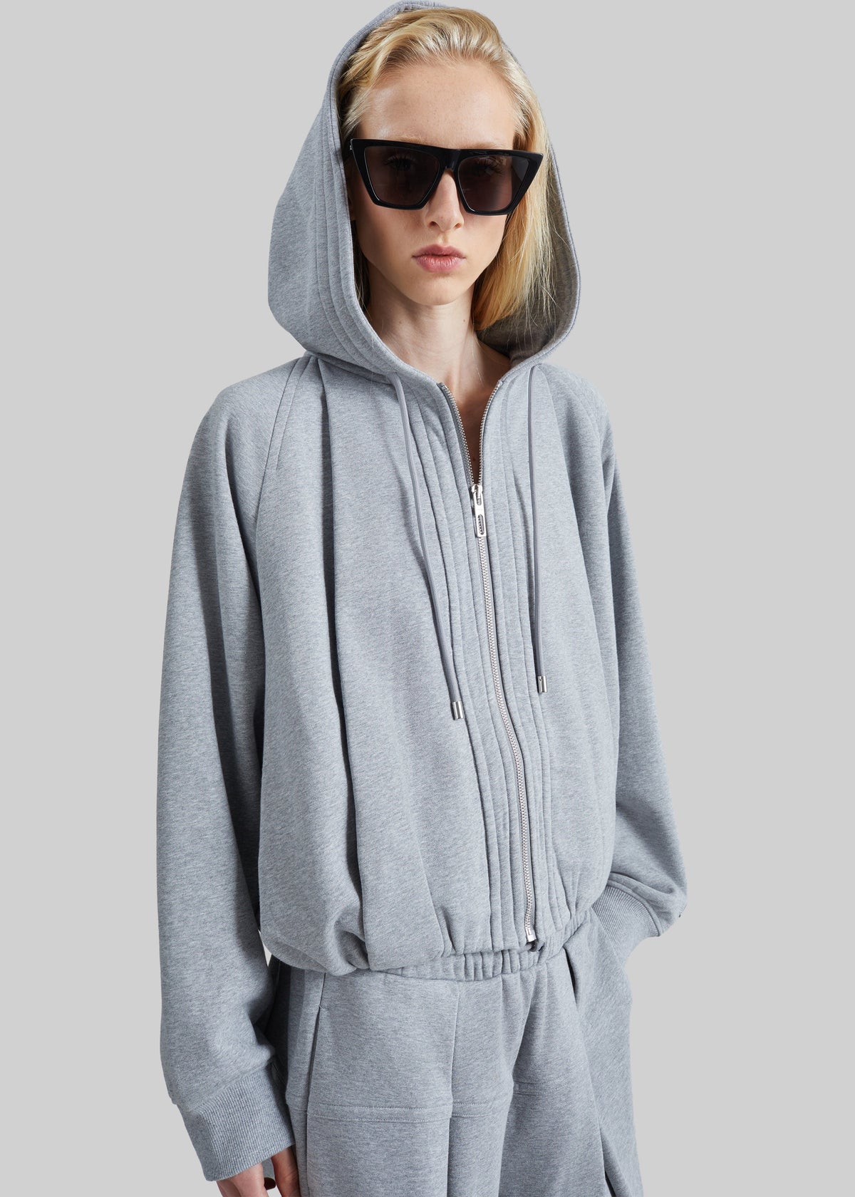 Sportmax Boxy Hoodie - Grey