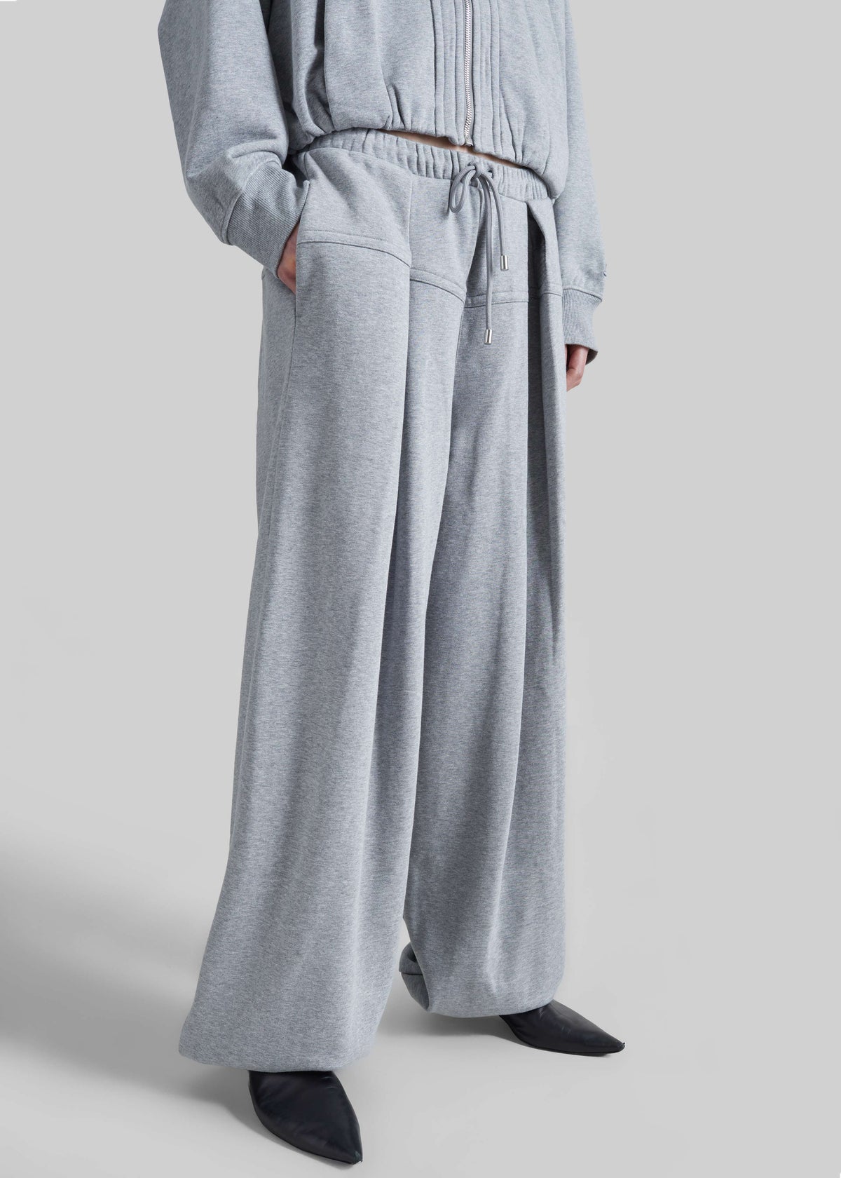 Sportmax pantaloni Spdcandore - Grigio