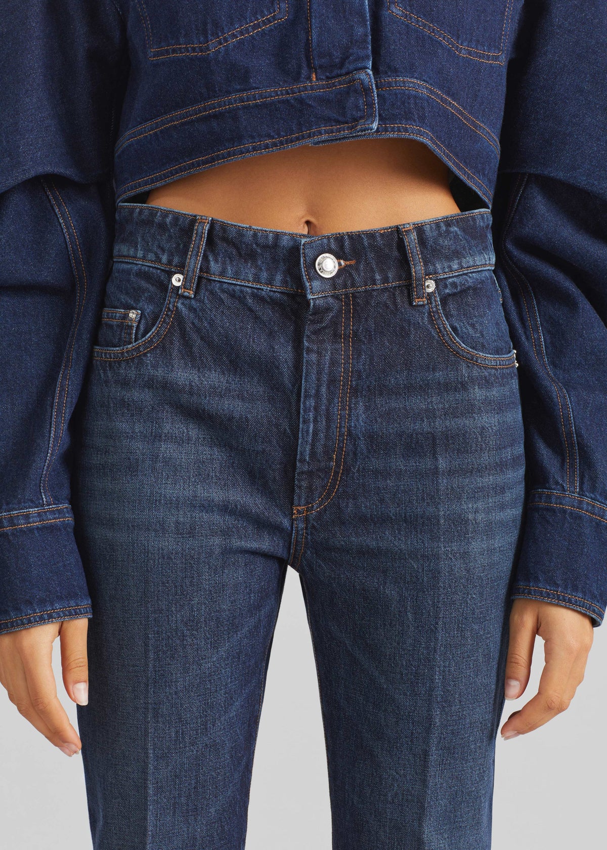 Sportmax Spigola Denim Pants - Midnight Blue - 3