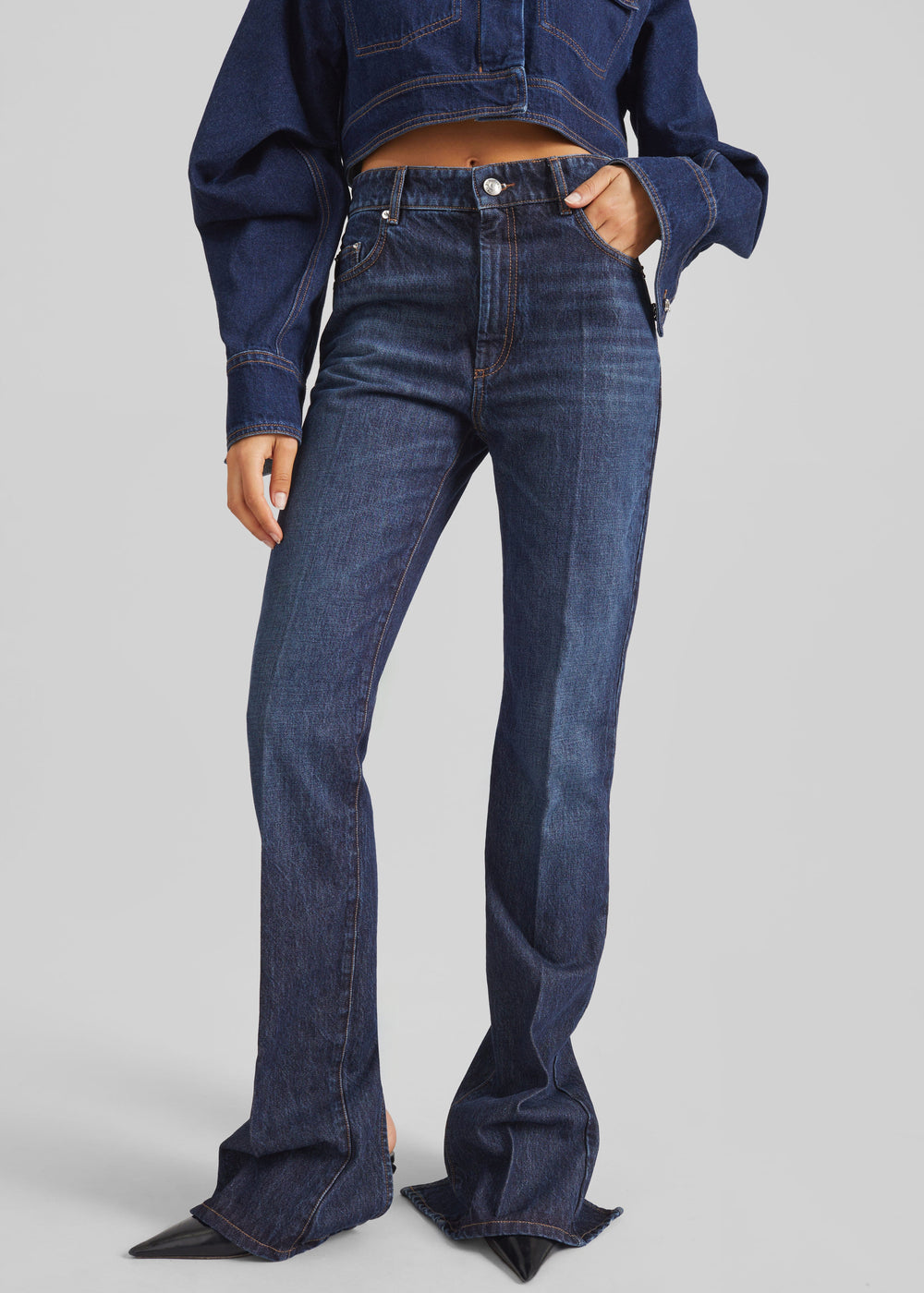 Sportmax Spigola Denim Pants - Midnight Blue - 1